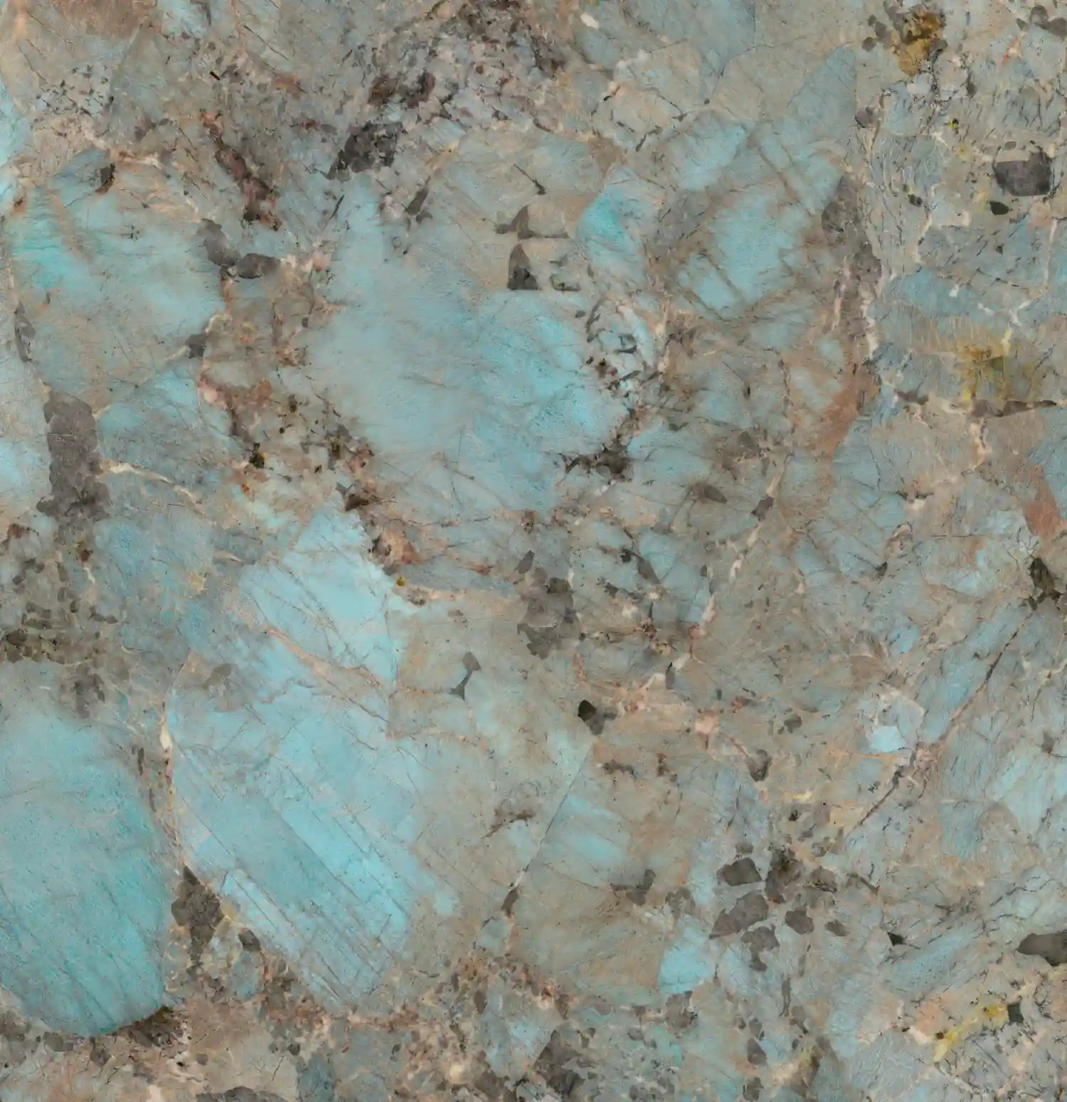 Marmerlook Amazzonite blauw