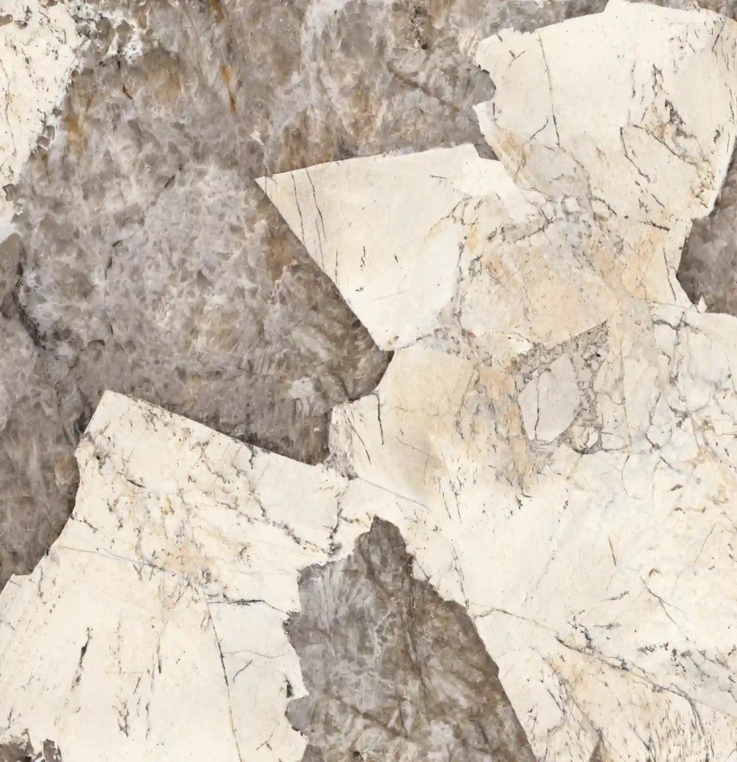 Marmerlook Patagonia wit