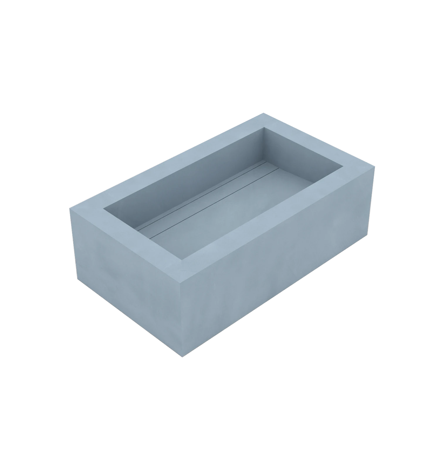 Xeraloox Eterna 70 luxe keramische wastafel op maat gemaakt in Azzuro resinlook - afbeelding 3