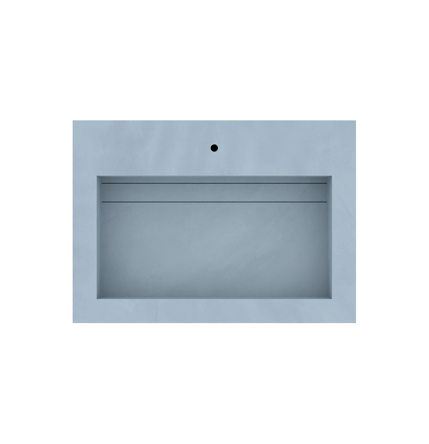 Xeraloox Eterna 70 luxe keramische wastafel op maat gemaakt in Azzuro resinlook - afbeelding 5