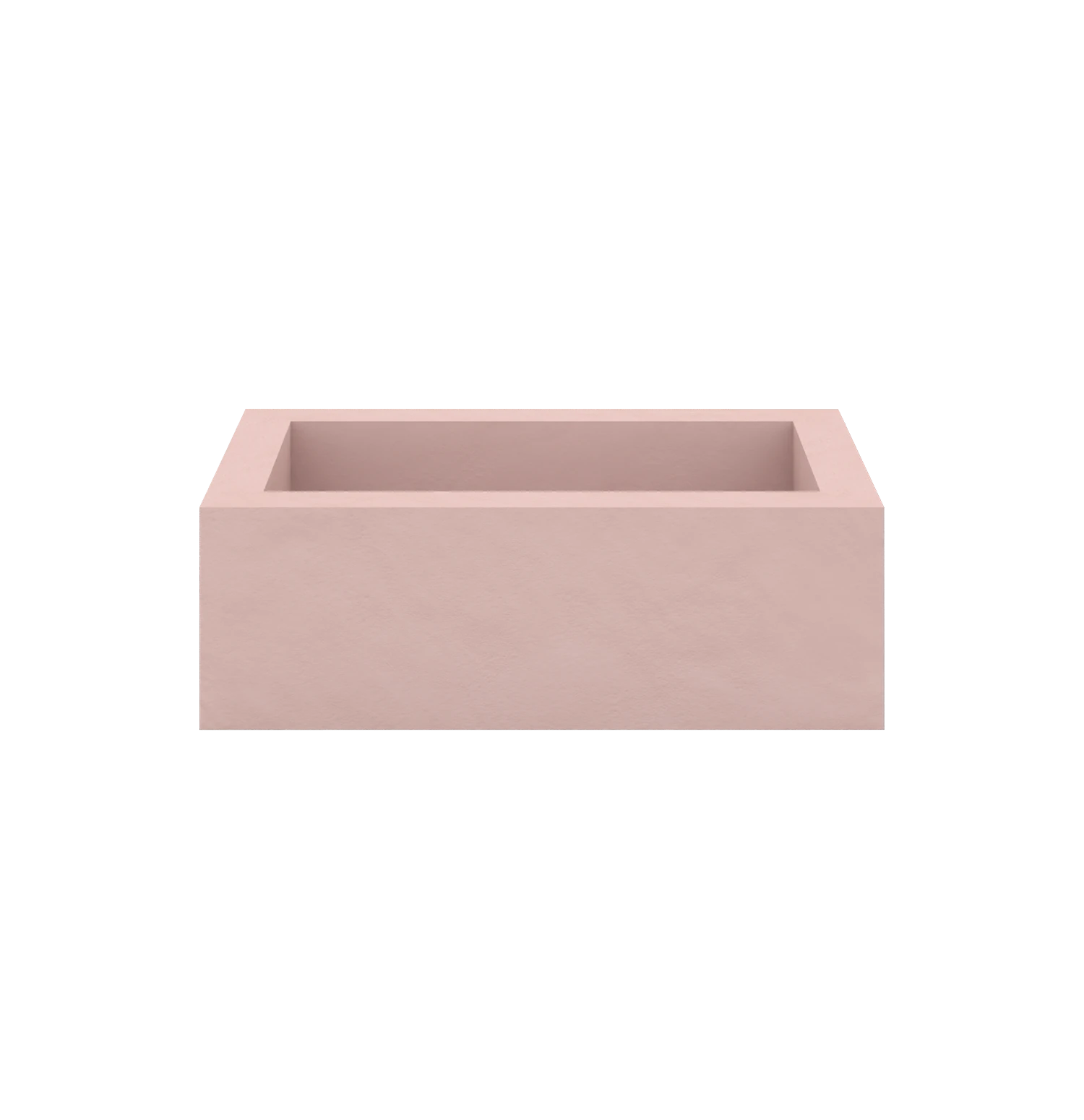 Xeraloox Eterna 70 luxe keramische wastafel op maat gemaakt in Rosa resinlook - afbeelding 1