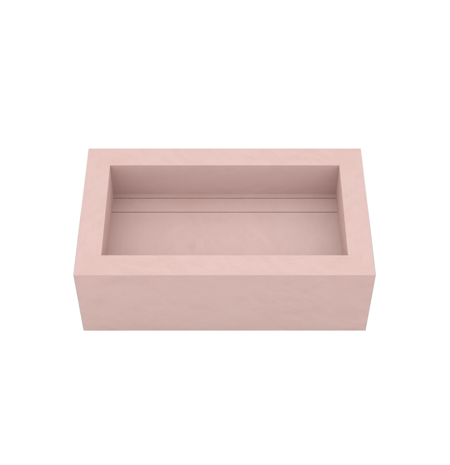 Xeraloox Eterna 70 luxe keramische wastafel op maat gemaakt in Rosa resinlook - afbeelding 2