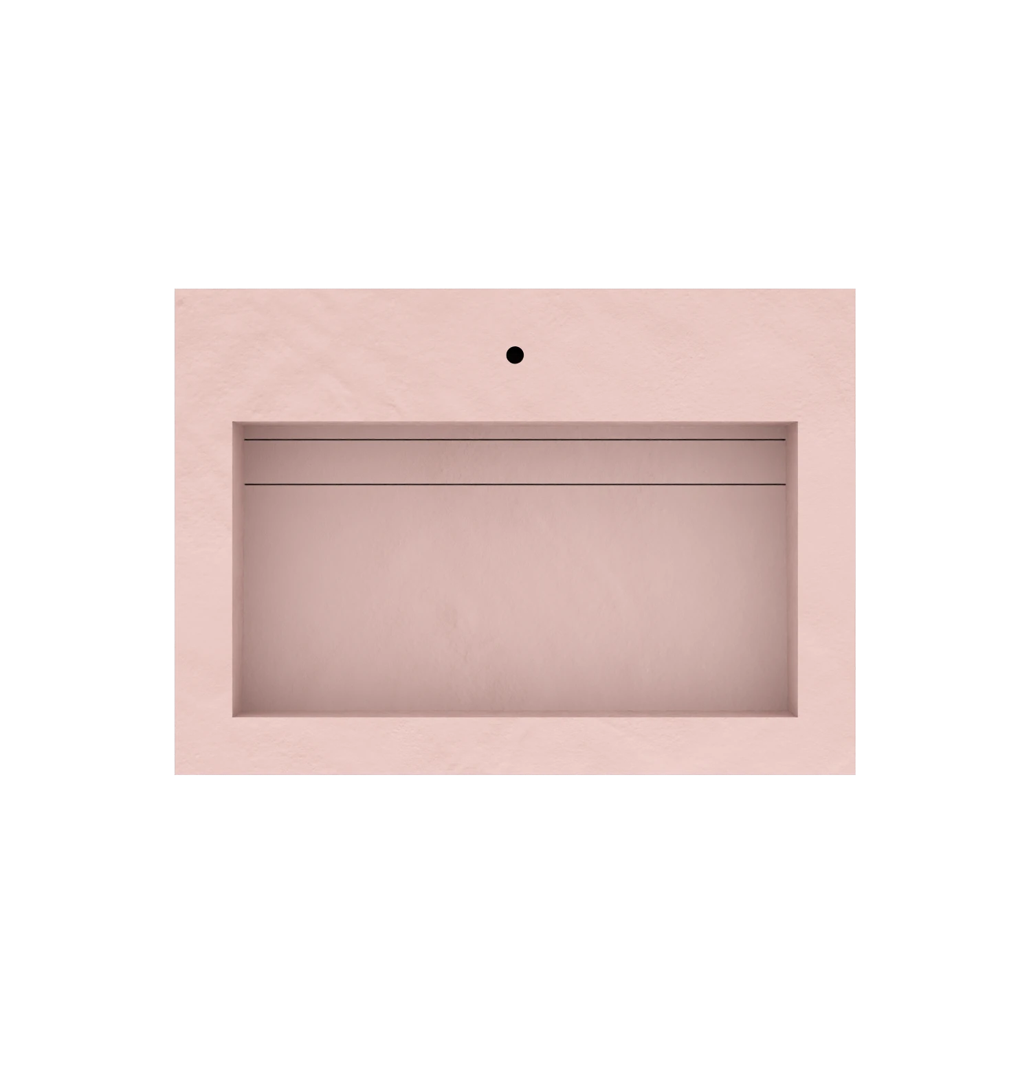 Xeraloox Eterna 70 luxe keramische wastafel op maat gemaakt in Rosa resinlook - afbeelding 5