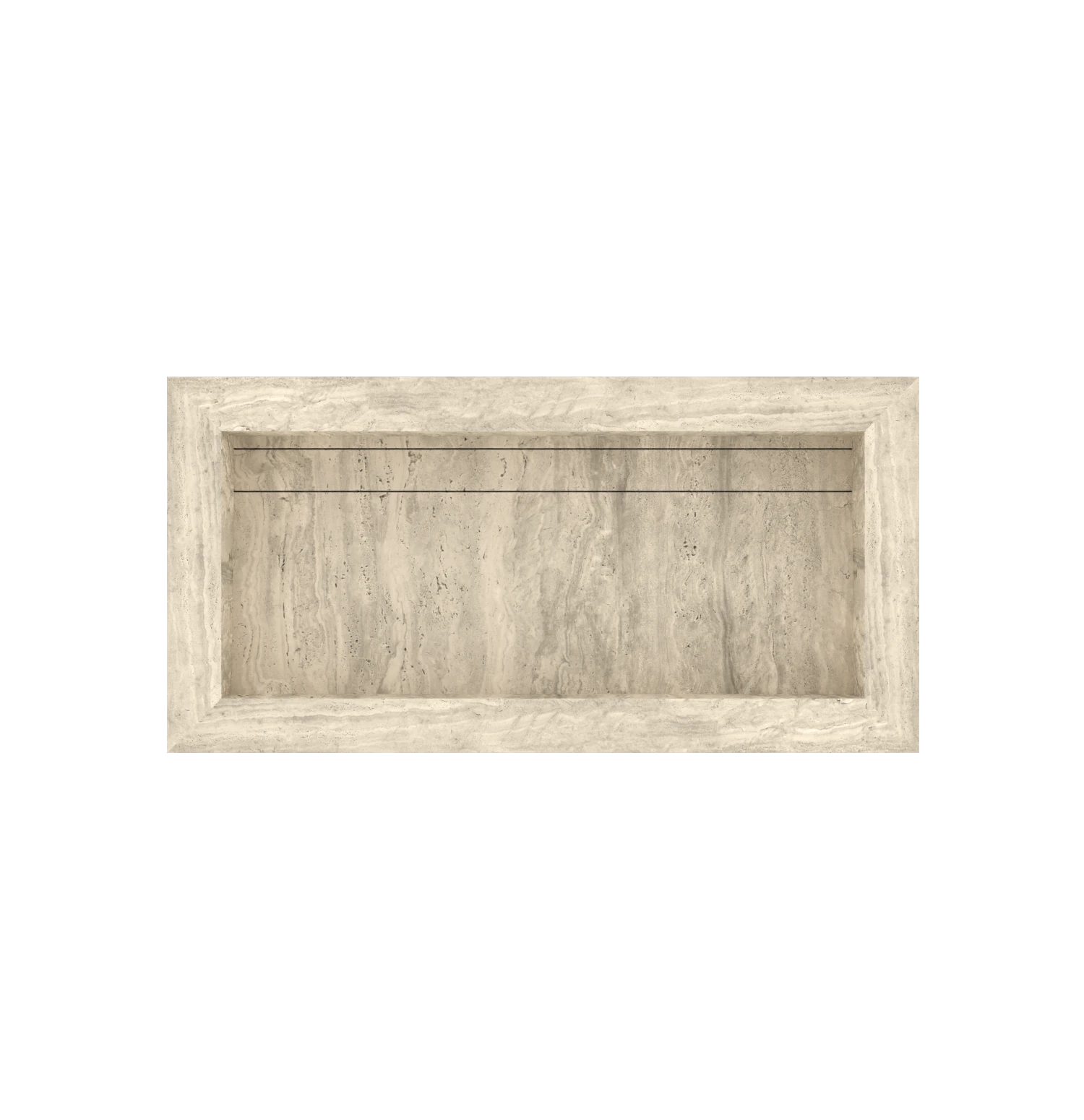 Keramische wasbak op maat - Natuursteenlook - Honey Vein - Eterna 90