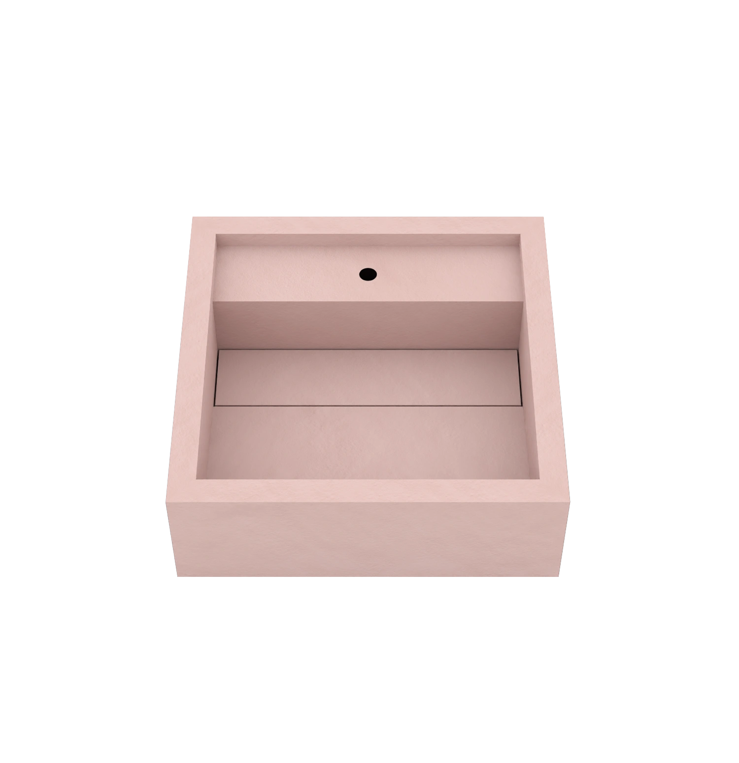 Xeraloox Aria 40 luxe keramische wastafel op maat gemaakt in Rosa resinlook - afbeelding 3