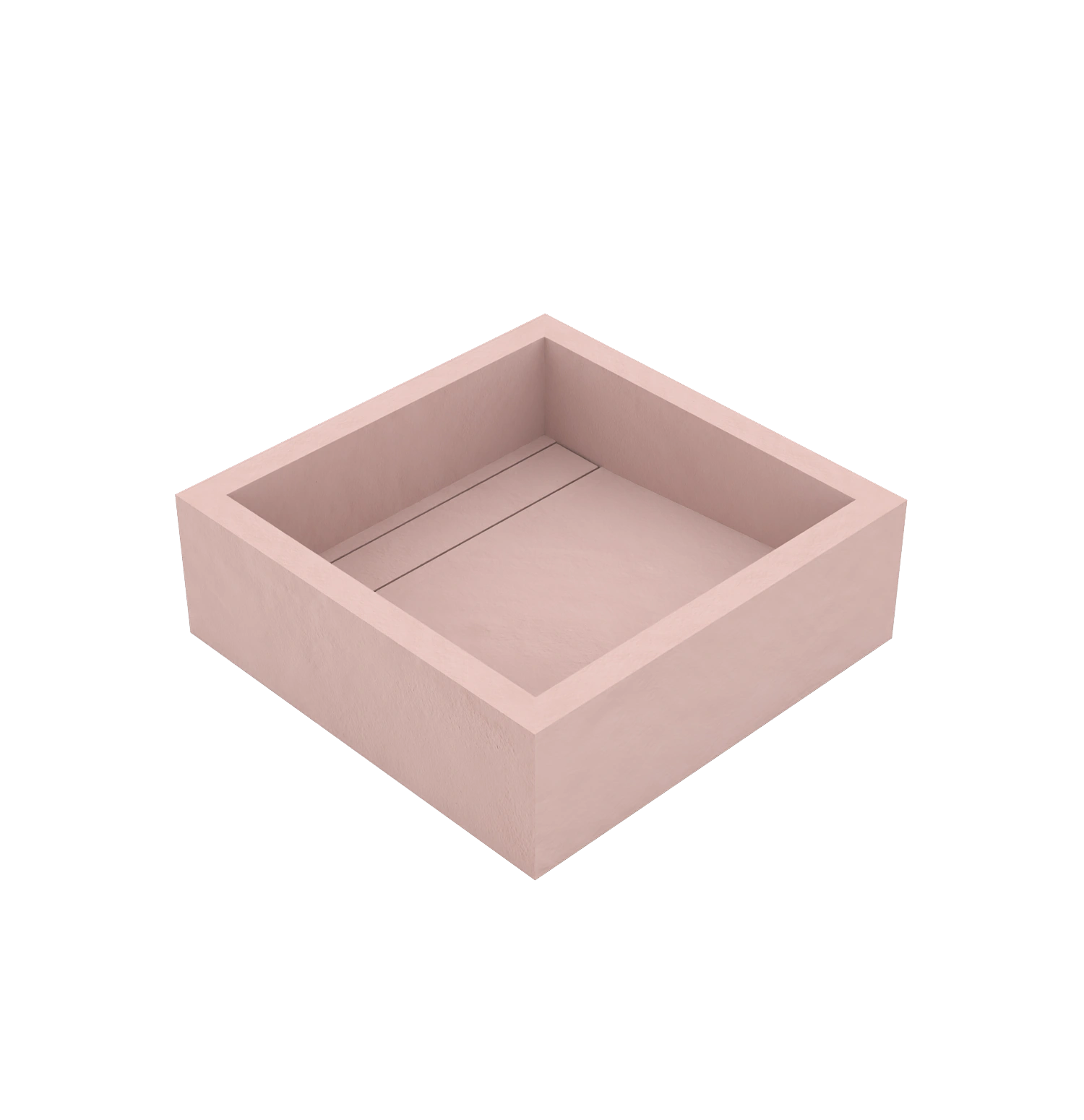 Xeraloox Aria 40 luxe keramische wastafel op maat gemaakt in Rosa resinlook - afbeelding 4