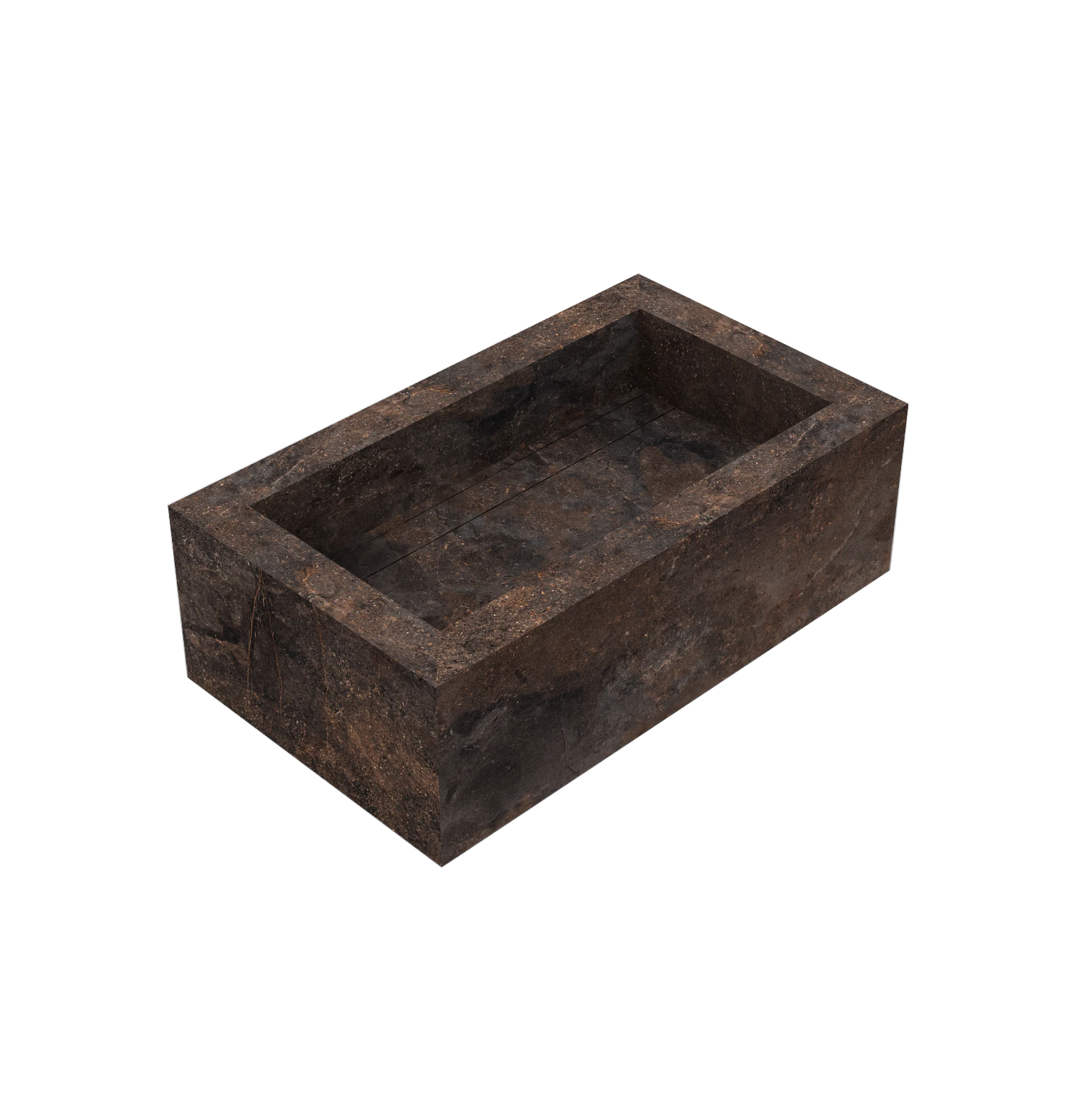 Xeraloox Eterna 70 luxe keramische wastafel op maat gemaakt in Toscano natuursteenlook - afbeelding 3