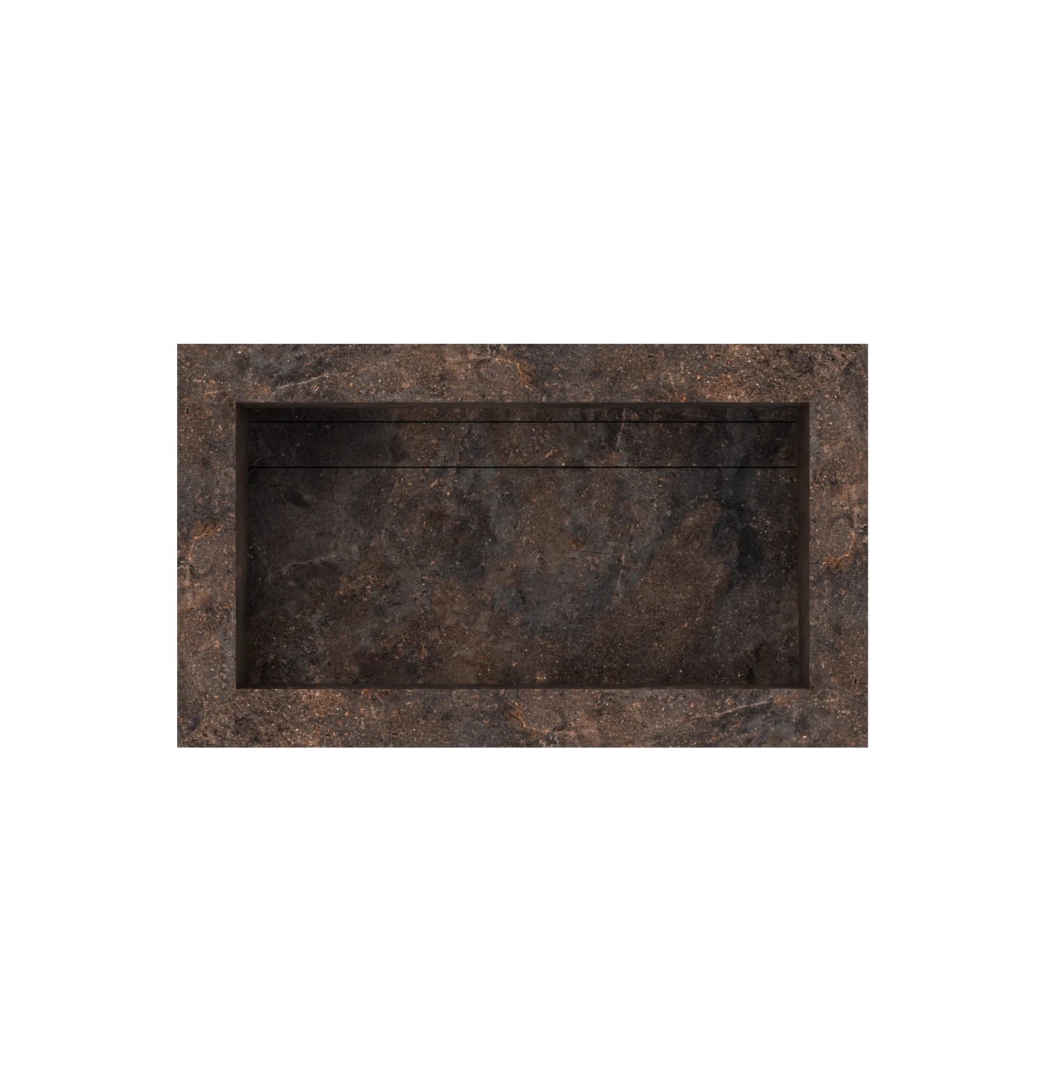 Xeraloox Eterna 70 luxe keramische wastafel op maat gemaakt in Toscano natuursteenlook - afbeelding 4