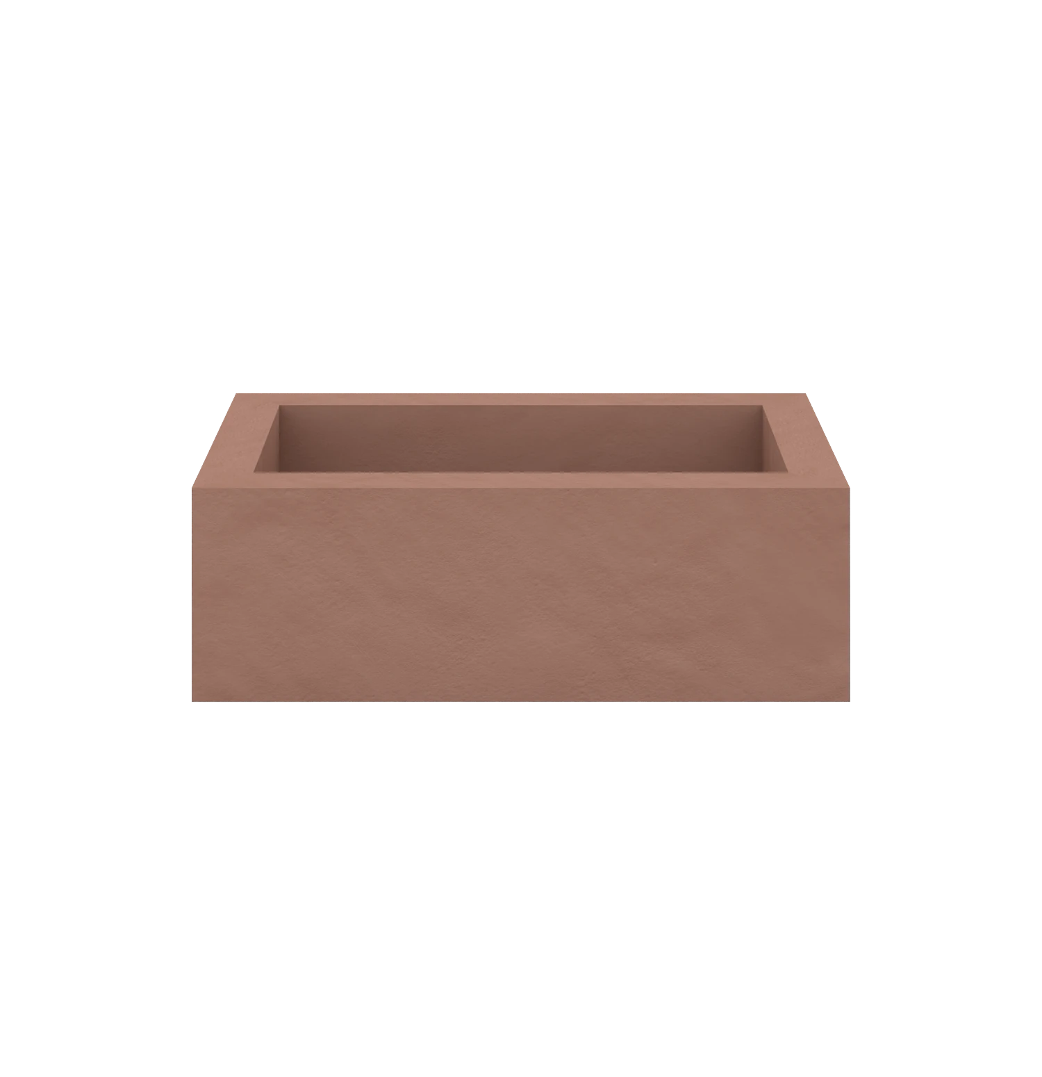 Xeraloox Eterna 70 luxe keramische wastafel op maat gemaakt in Cotto resinlook - afbeelding 1