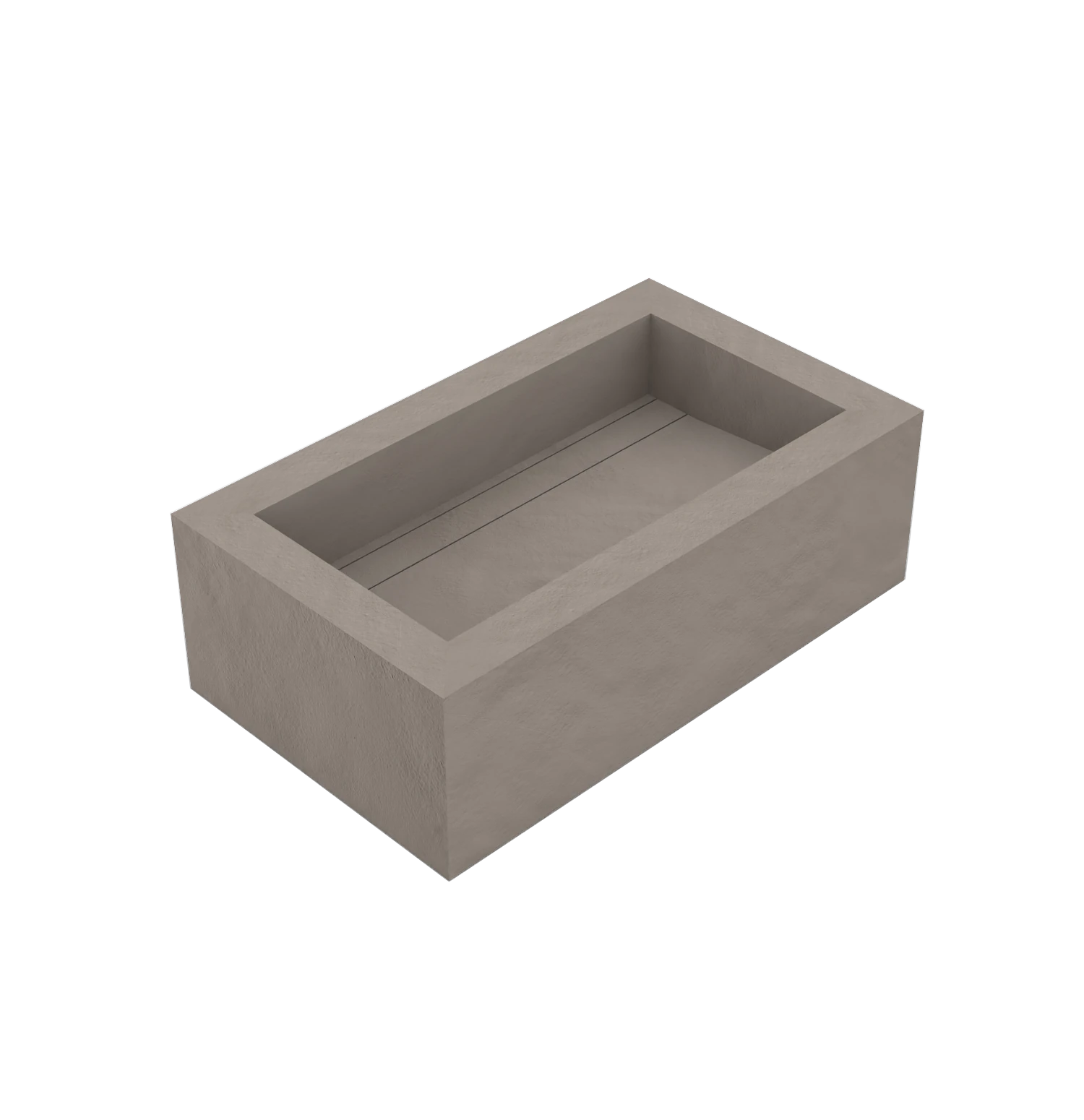 Xeraloox Eterna 70 luxe keramische wastafel op maat gemaakt in Fango resinlook - afbeelding 3