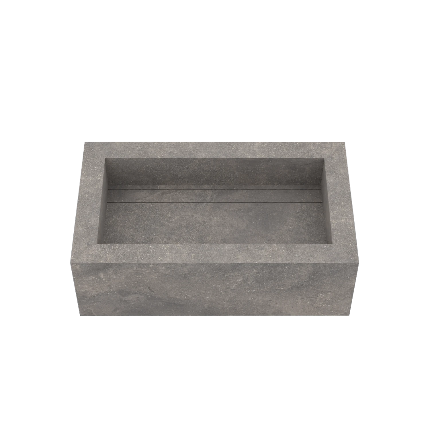 Xeraloox Eterna 70 luxe keramische wastafel op maat gemaakt in Grigio Chiaro natuursteenlook - afbeelding 2