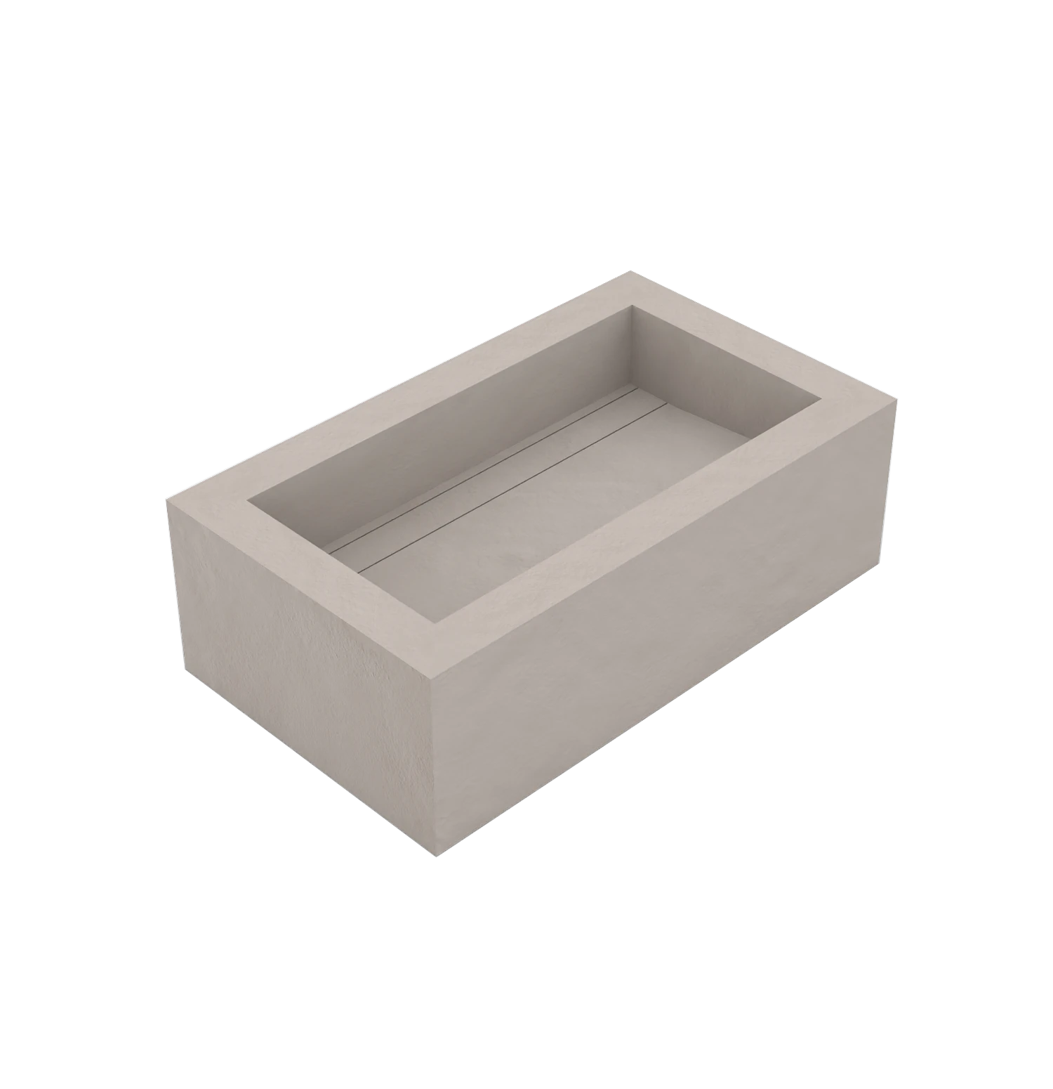 Xeraloox Eterna 70 luxe keramische wastafel op maat gemaakt in Lino resinlook - afbeelding 3