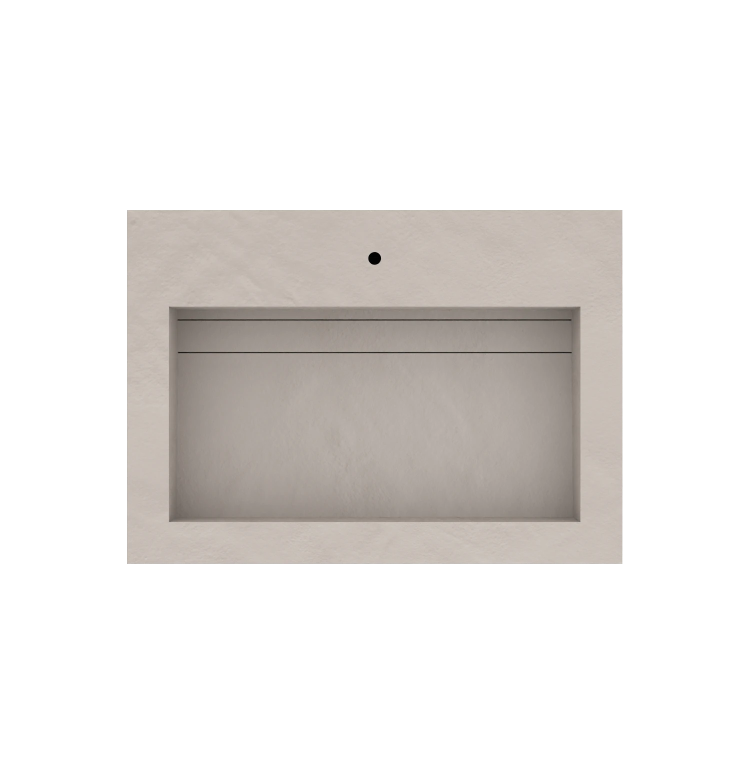 Xeraloox Eterna 70 luxe keramische wastafel op maat gemaakt in Lino resinlook - afbeelding 5