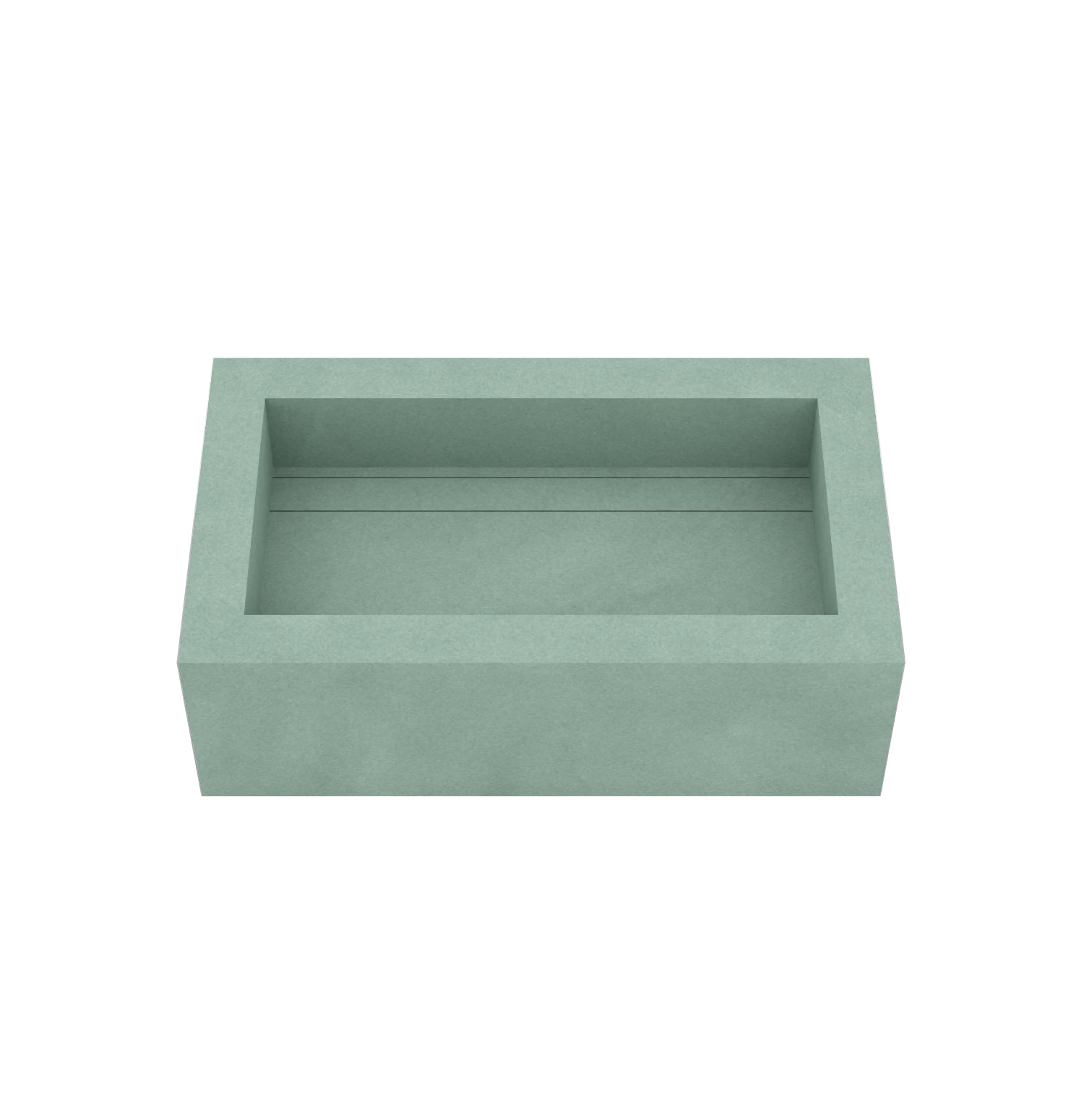 Xeraloox Eterna 70 luxe keramische wastafel op maat gemaakt in Giada resinlook - afbeelding 3