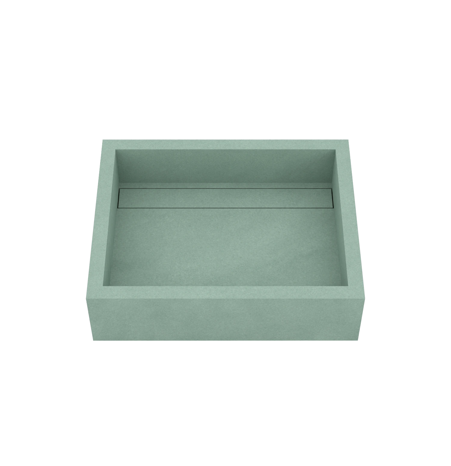 Xeraloox Aria 50 luxe keramische wastafel op maat gemaakt in Giada resinlook - afbeelding 2