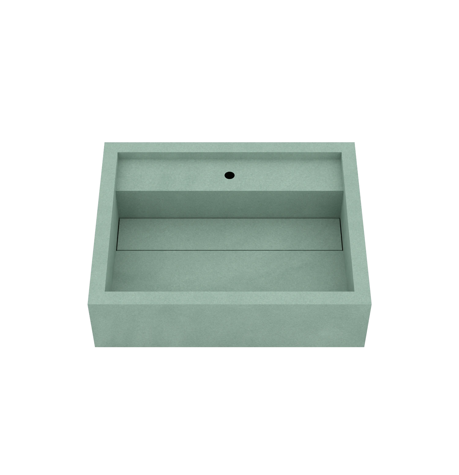 Xeraloox Aria 50 luxe keramische wastafel op maat gemaakt in Giada resinlook - afbeelding 3