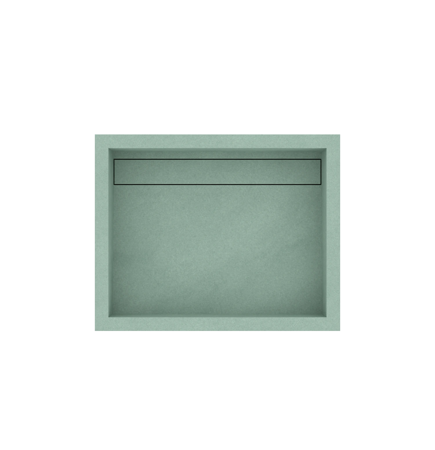 Xeraloox Aria 50 luxe keramische wastafel op maat gemaakt in Giada resinlook - afbeelding 5