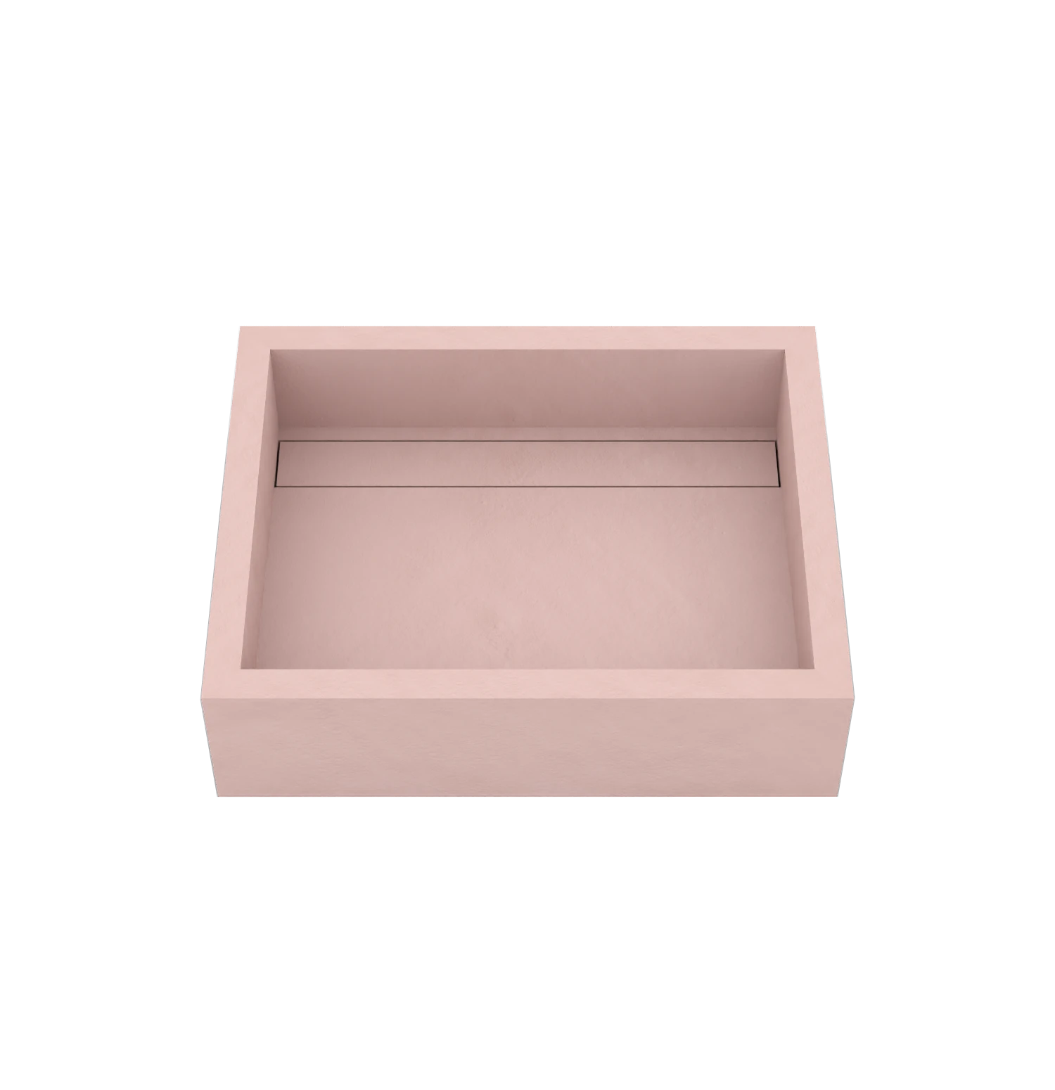 Xeraloox Aria 50 luxe keramische wastafel op maat gemaakt in Rosa resinlook - afbeelding 2