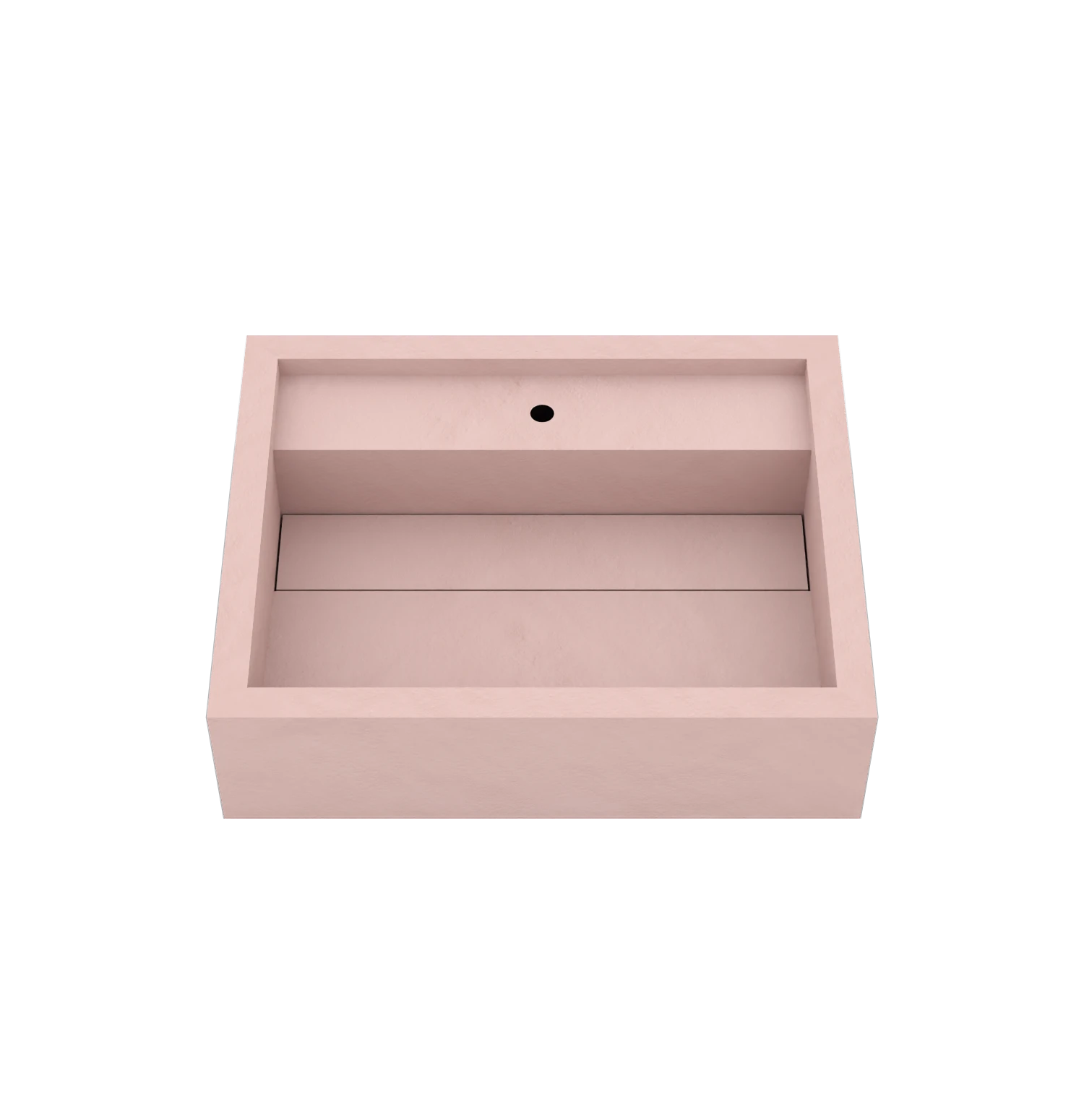 Xeraloox Aria 50 luxe keramische wastafel op maat gemaakt in Rosa resinlook - afbeelding 4