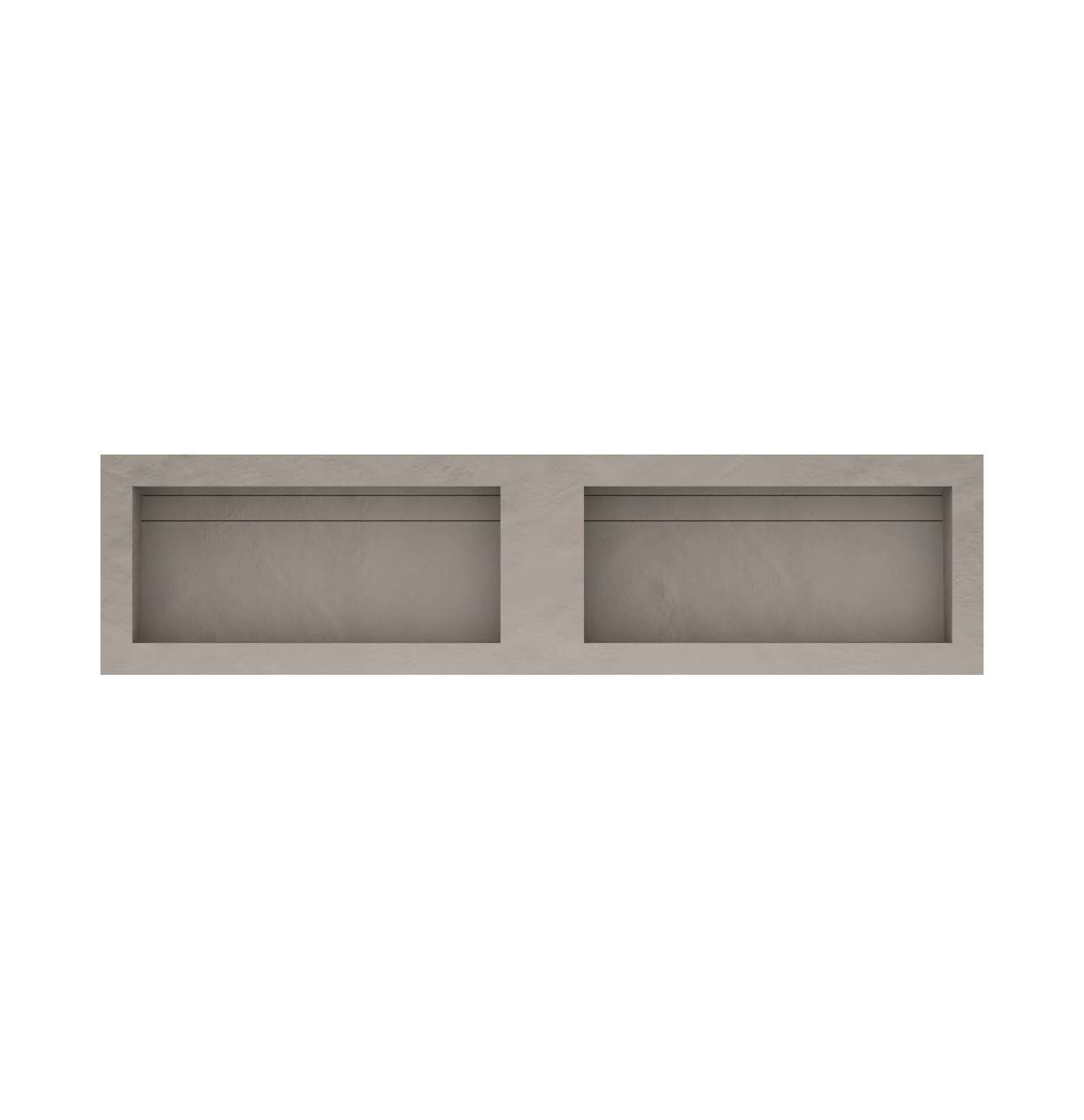Xeraloox Duo Eterna 180 luxe keramische wastafel op maat gemaakt in Fango resinlook - afbeelding 4