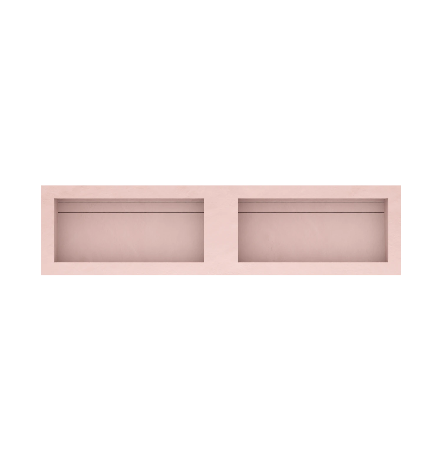 Xeraloox Duo Eterna 180 luxe keramische wastafel op maat gemaakt in Rosa resinlook - afbeelding 4