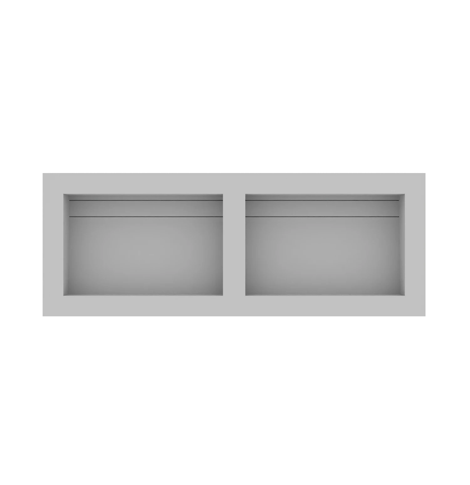 Keramische wastafels op maat - Duo Eterna 120 - 5