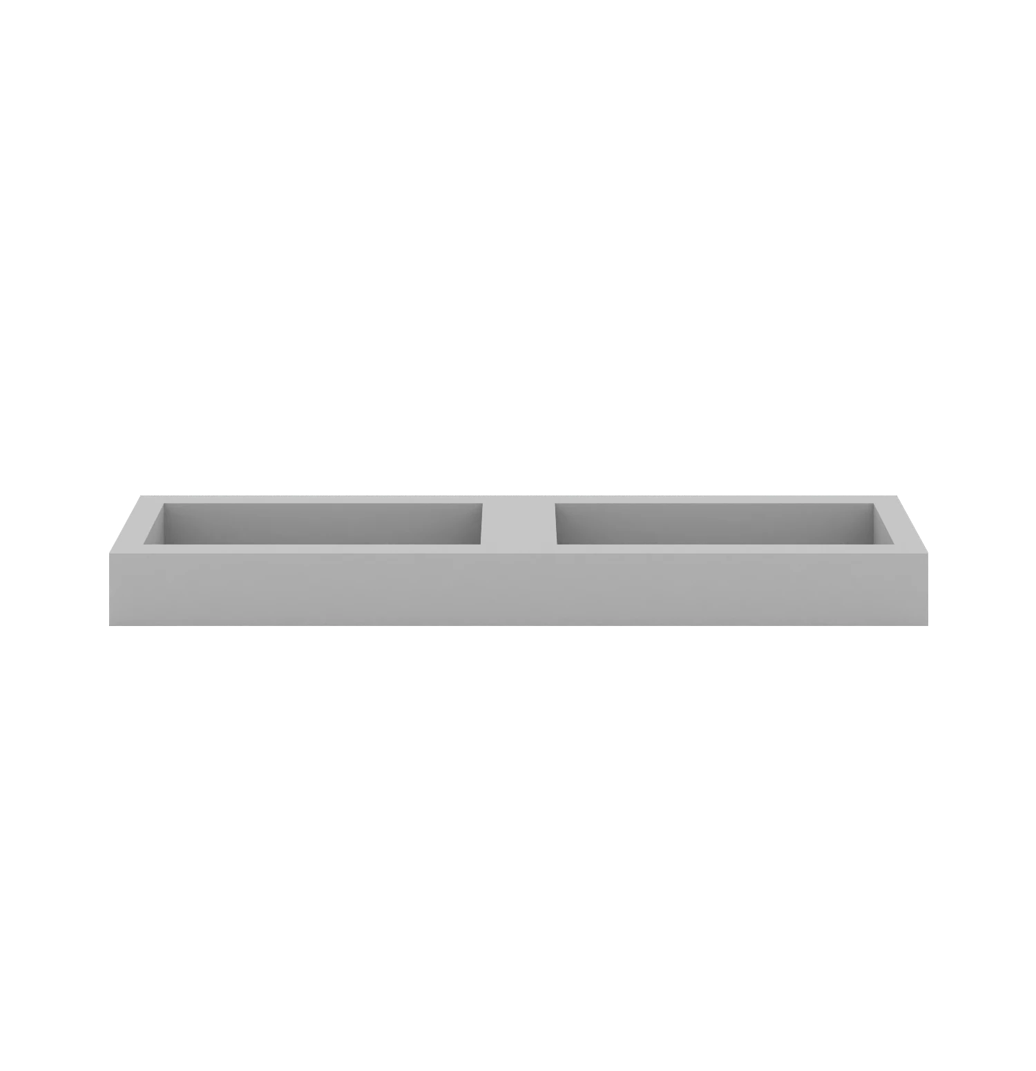 Keramische wastafels op maat - Duo Eterna 180 - 2