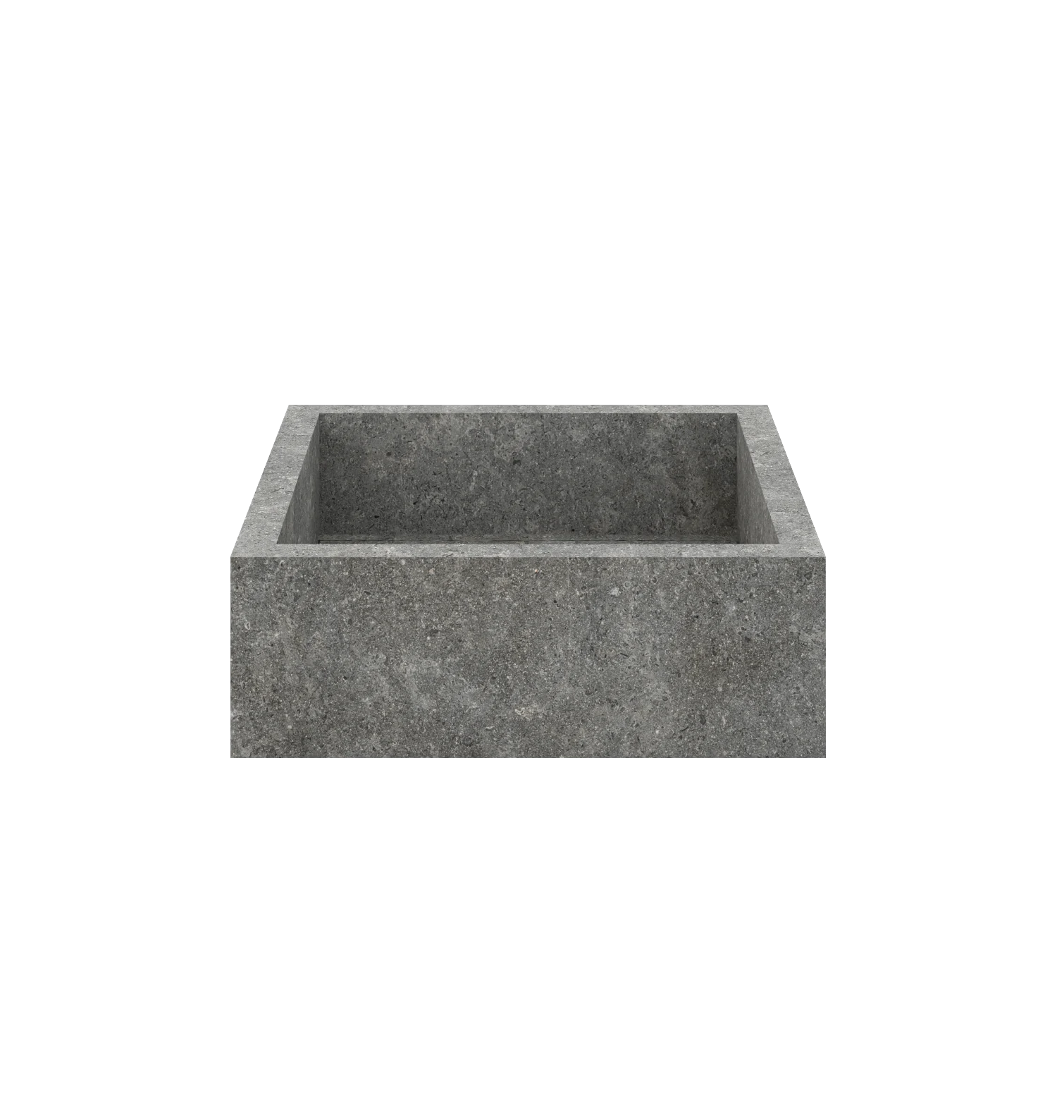 Xeraloox Aria 40 luxe keramische wastafel op maat gemaakt in Anthracite natuursteenlook - afbeelding 1