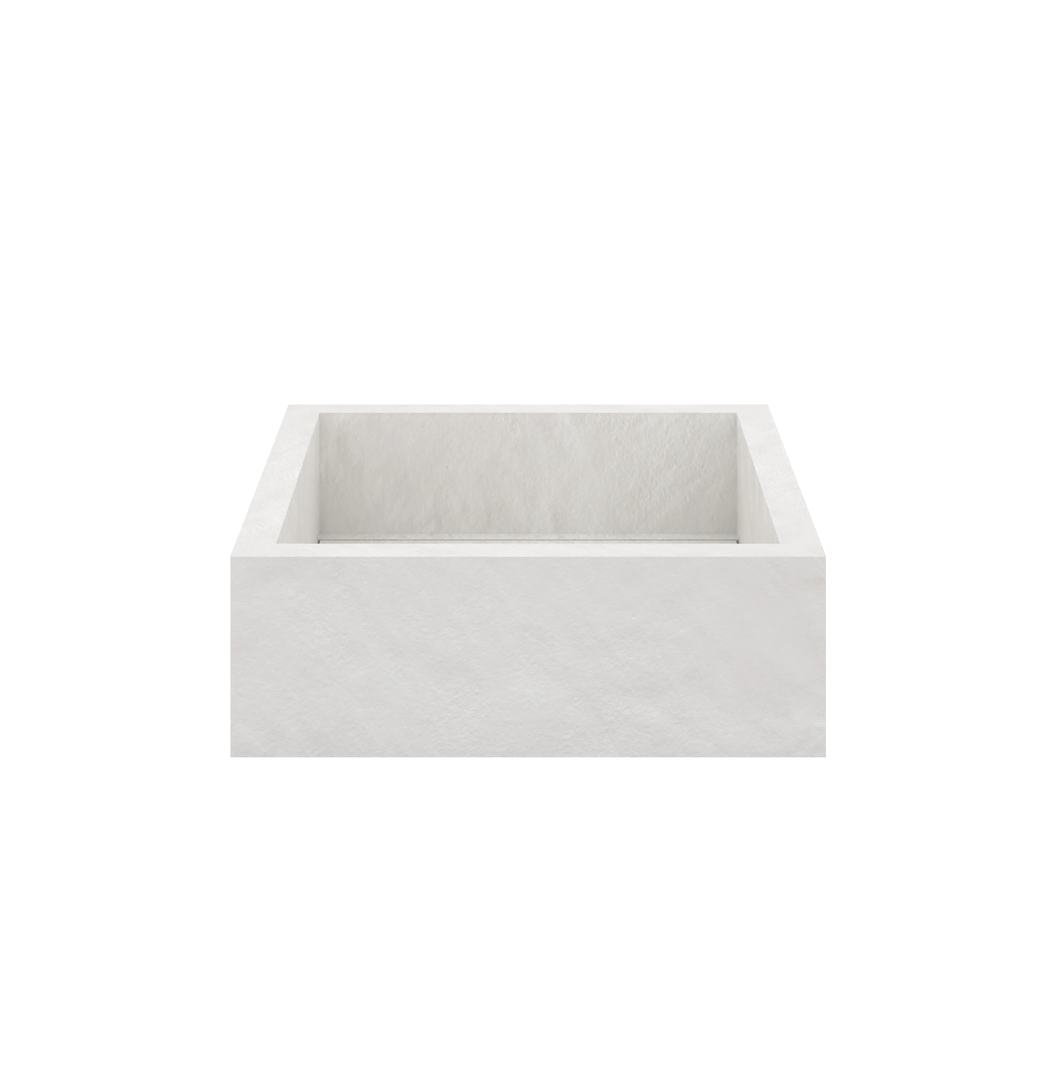 Xeraloox Aria 40 luxe keramische wastafel op maat gemaakt in Bianco resinlook - afbeelding 1