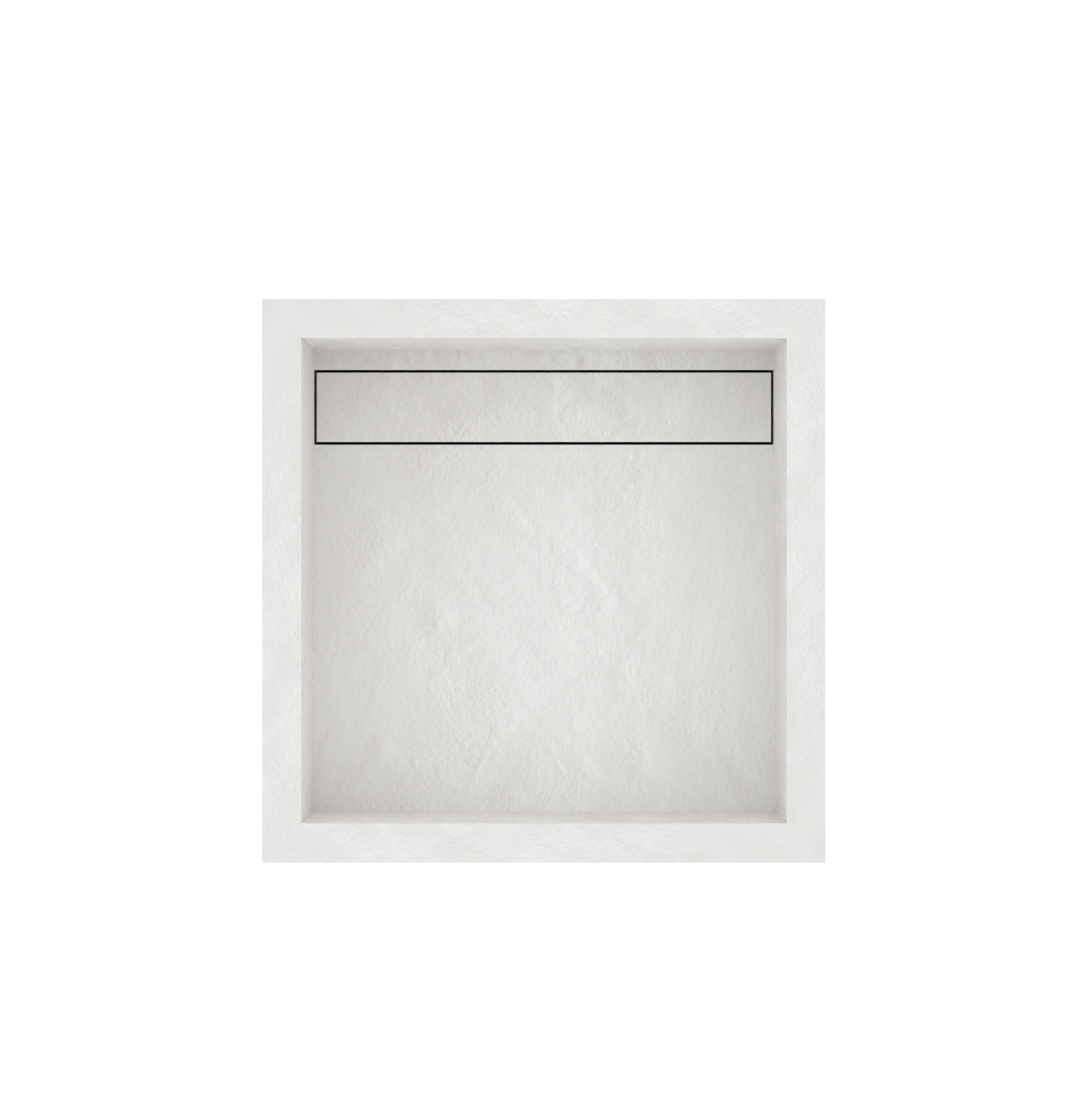 Xeraloox Aria 40 luxe keramische wastafel op maat gemaakt in Bianco resinlook - afbeelding 5