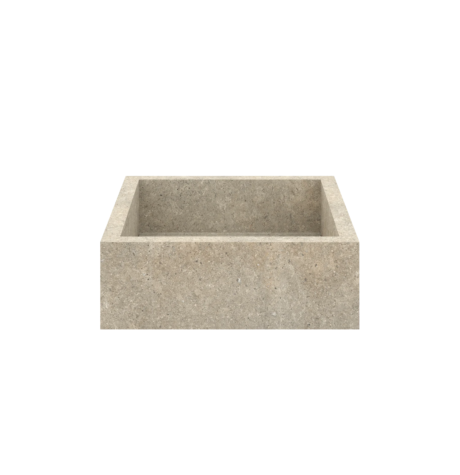 Xeraloox Aria 40 luxe keramische wastafel op maat gemaakt in Cashmere natuursteenlook - afbeelding 1