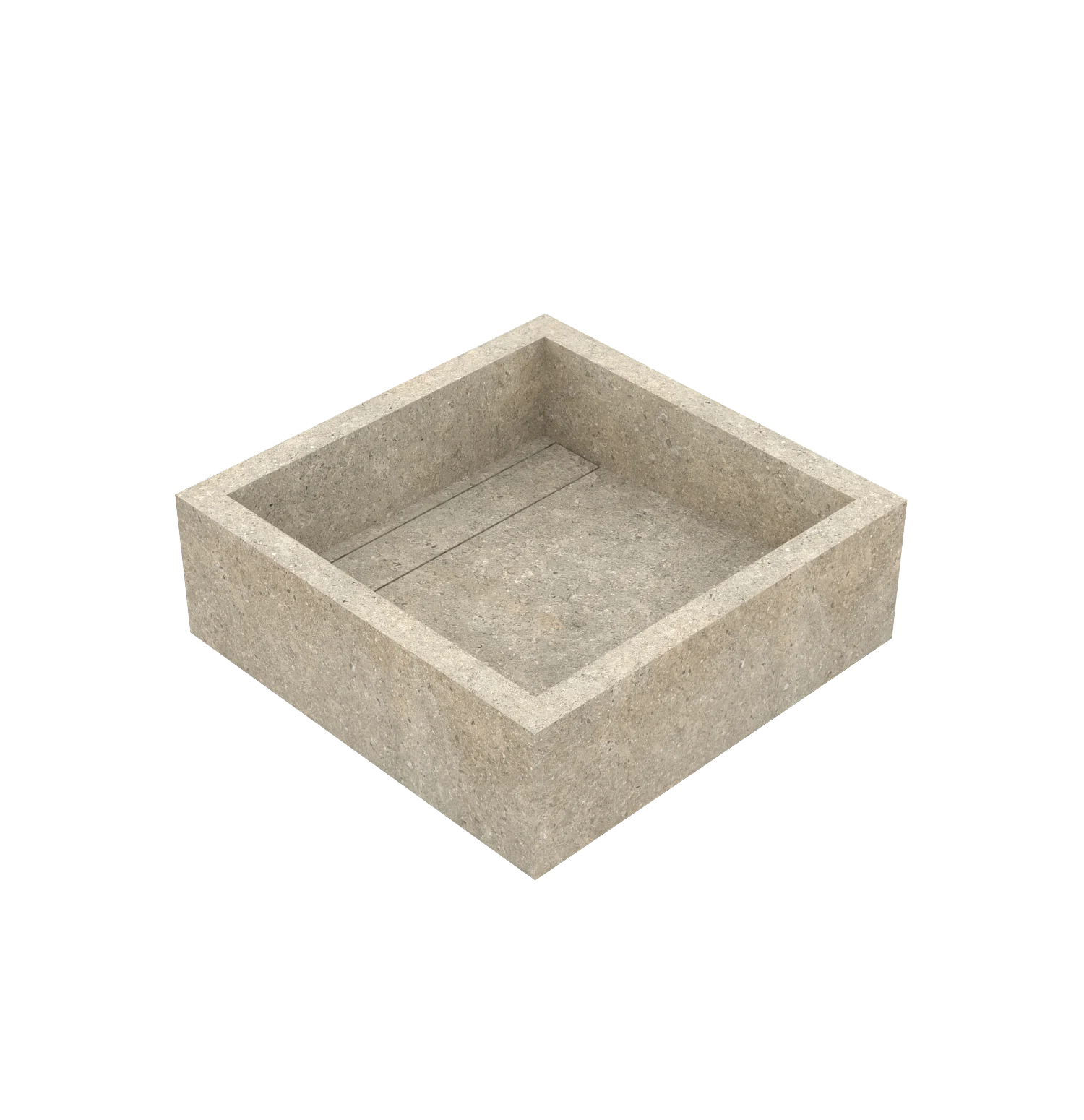 Xeraloox Aria 40 luxe keramische wastafel op maat gemaakt in Cashmere natuursteenlook - afbeelding 4