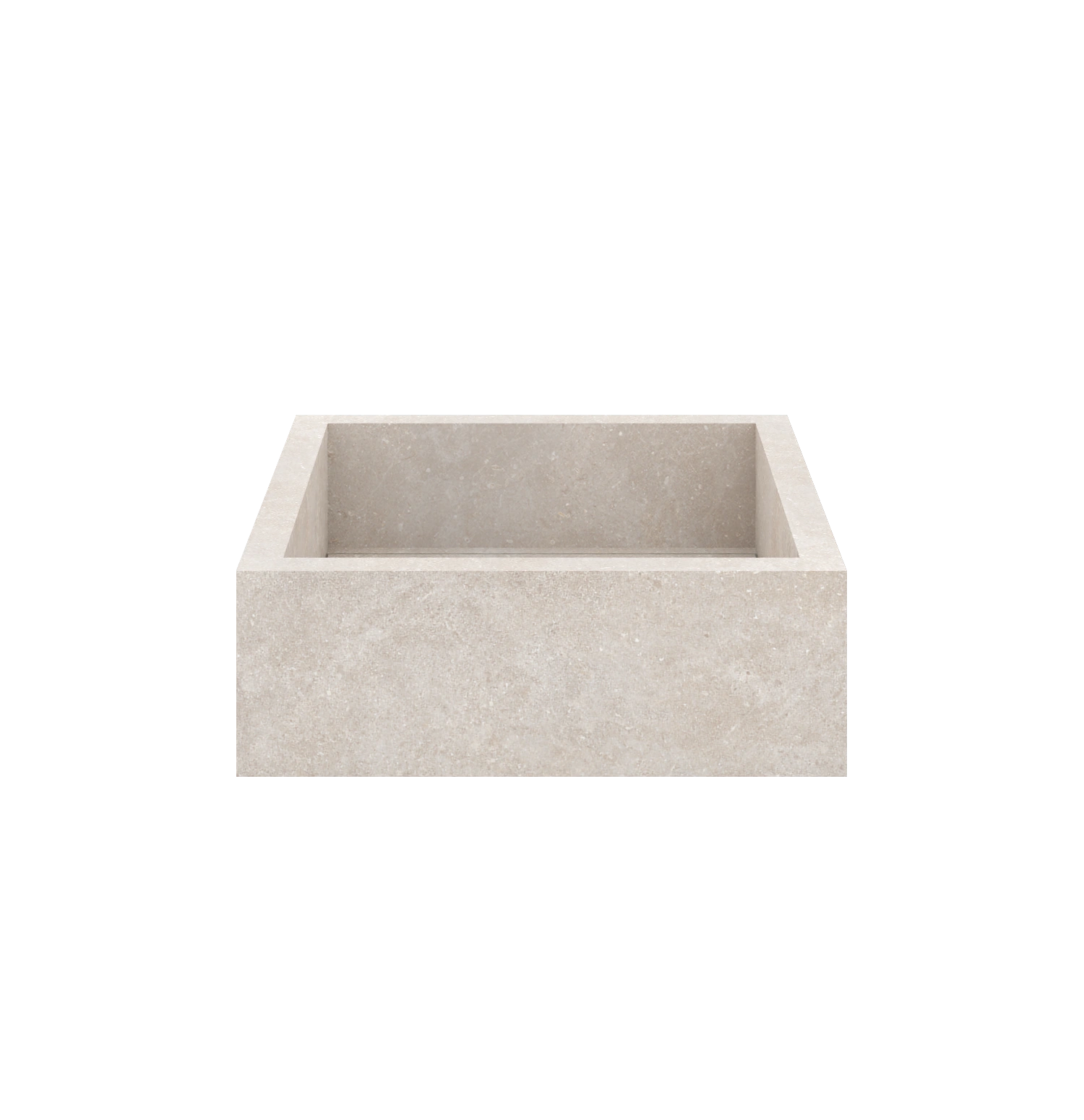 Xeraloox Aria 40 luxe keramische wastafel op maat gemaakt in Cloud natuursteenlook - afbeelding 1