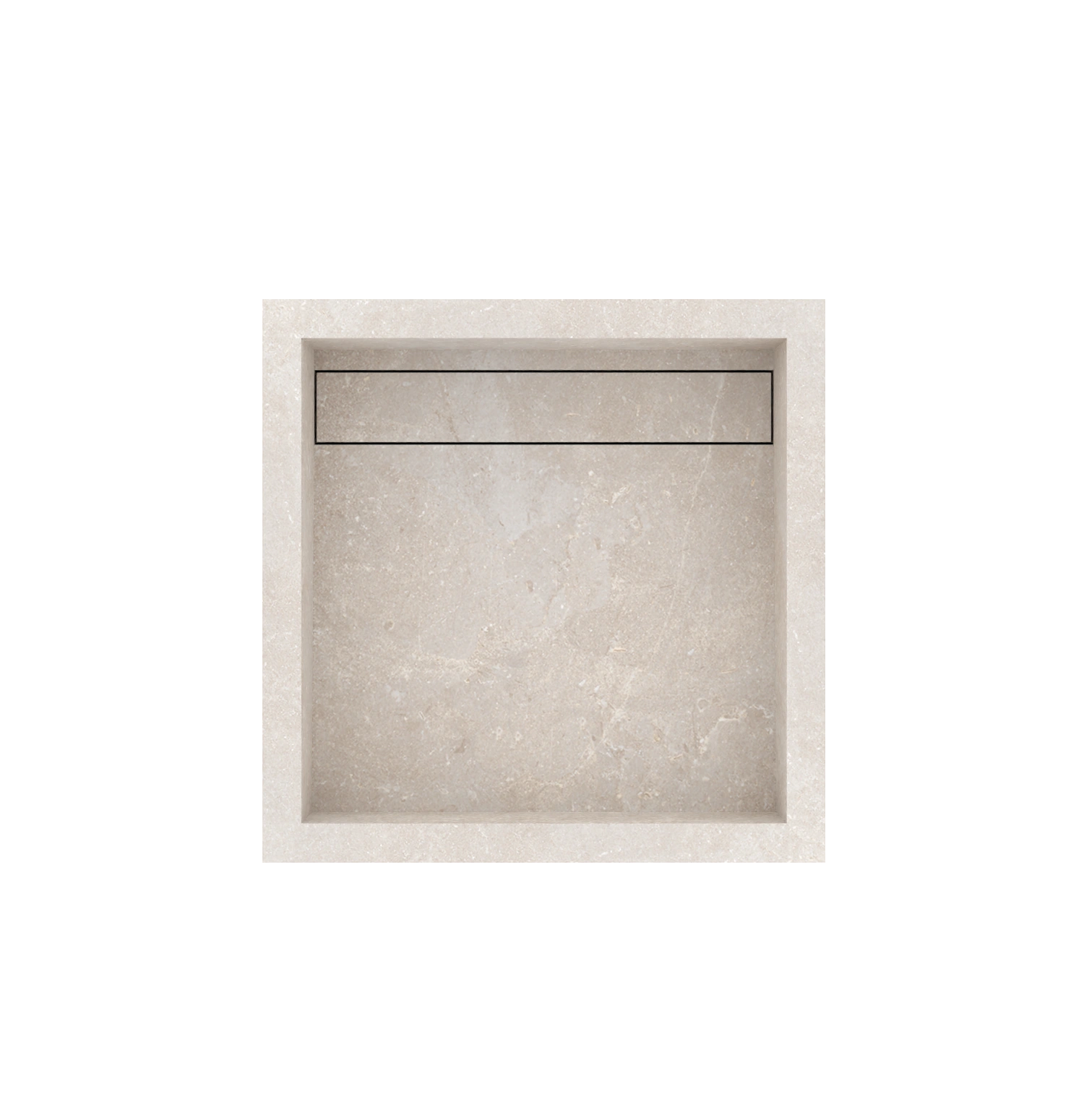 Xeraloox Aria 40 luxe keramische wastafel op maat gemaakt in Cloud natuursteenlook - afbeelding 5