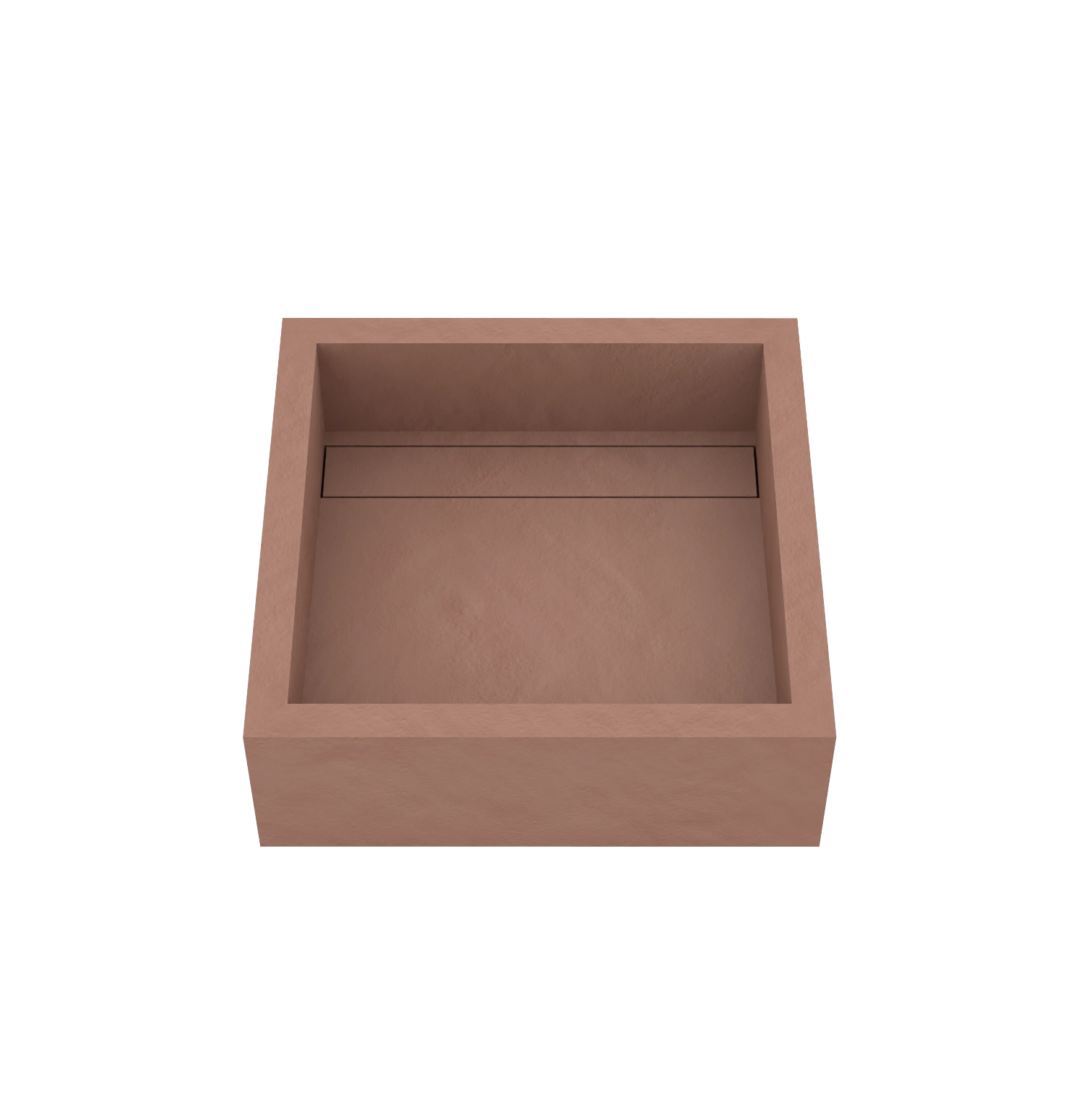 Xeraloox Aria 40 luxe keramische wastafel op maat gemaakt in Cotto resinlook - afbeelding 2