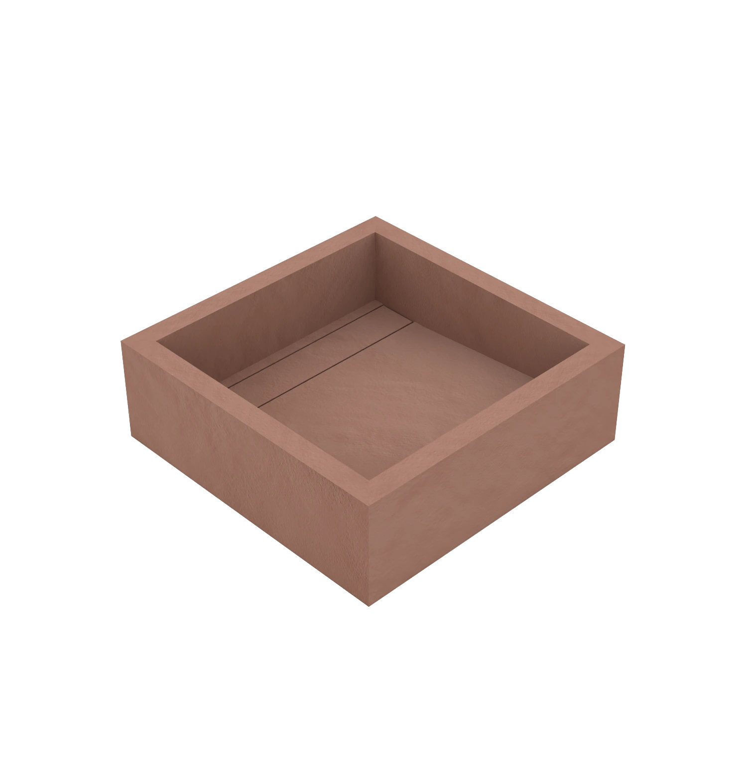 Xeraloox Aria 40 luxe keramische wastafel op maat gemaakt in Cotto resinlook - afbeelding 4