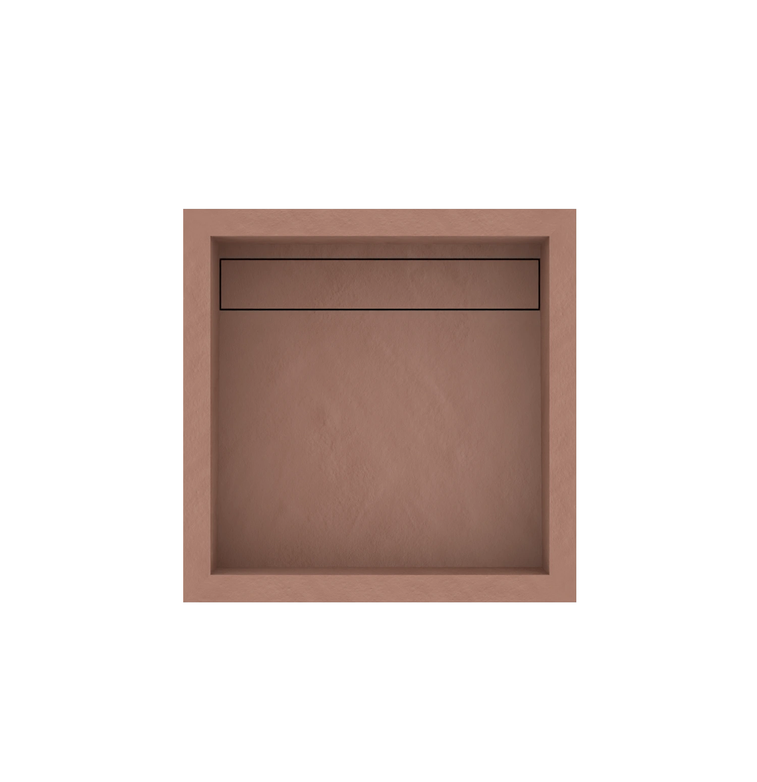 Xeraloox Aria 40 luxe keramische wastafel op maat gemaakt in Cotto resinlook - afbeelding 5