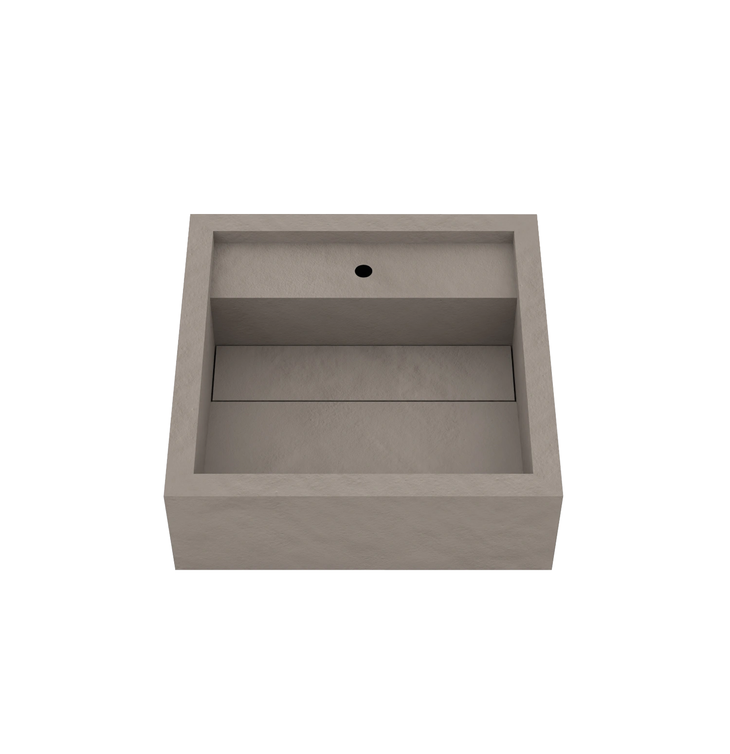 Xeraloox Aria 40 luxe keramische wastafel op maat gemaakt in Fango resinlook - afbeelding 3