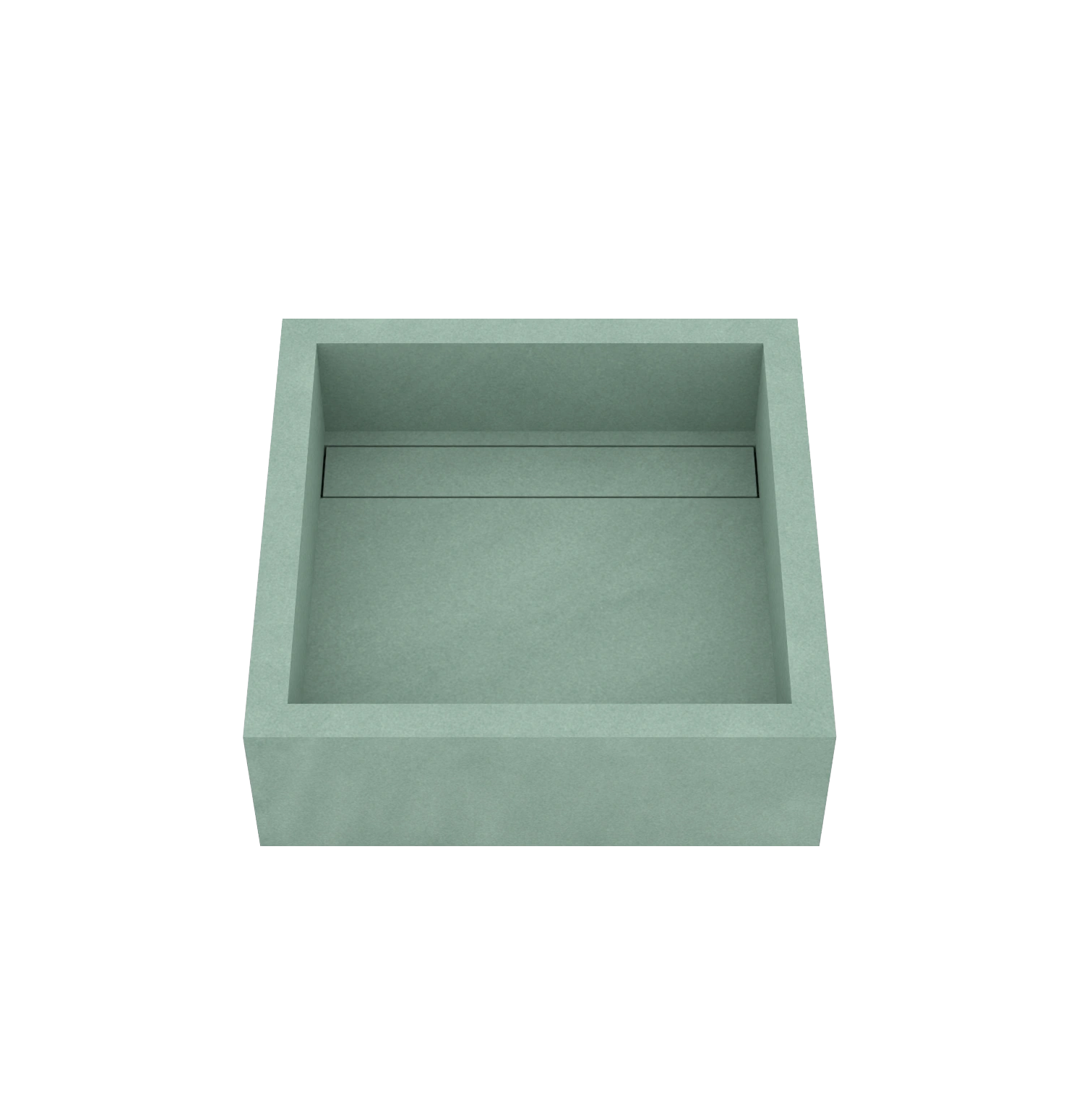 Xeraloox Aria 40 luxe keramische wastafel op maat gemaakt in Giada resinlook - afbeelding 2