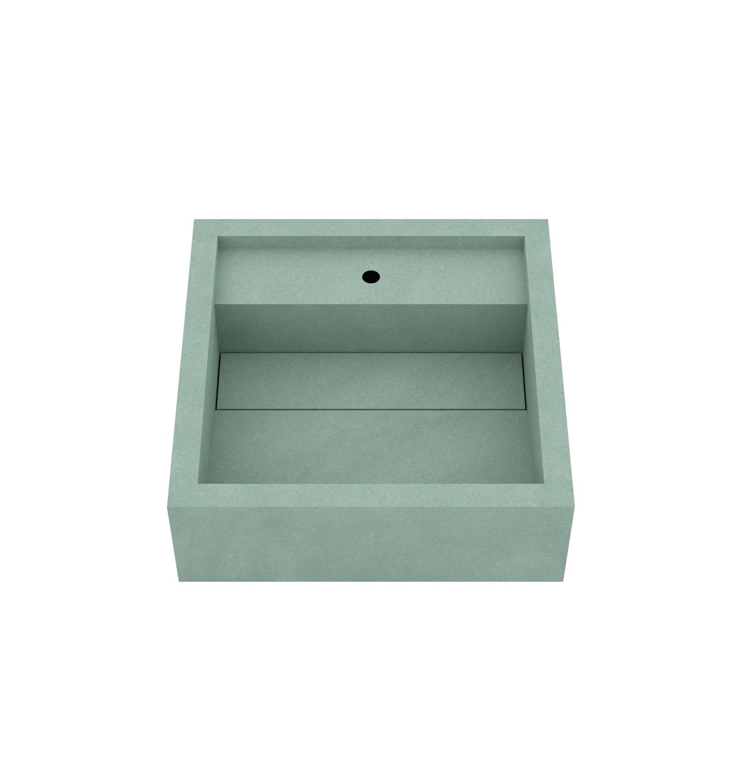 Xeraloox Aria 40 luxe keramische wastafel op maat gemaakt in Giada resinlook - afbeelding 3