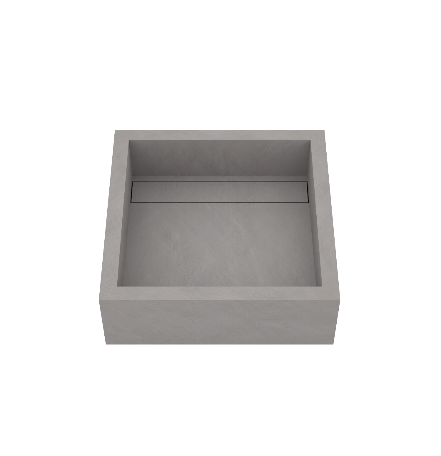 Xeraloox Aria 40 luxe keramische wastafel op maat gemaakt in Grigio resinlook - afbeelding 2