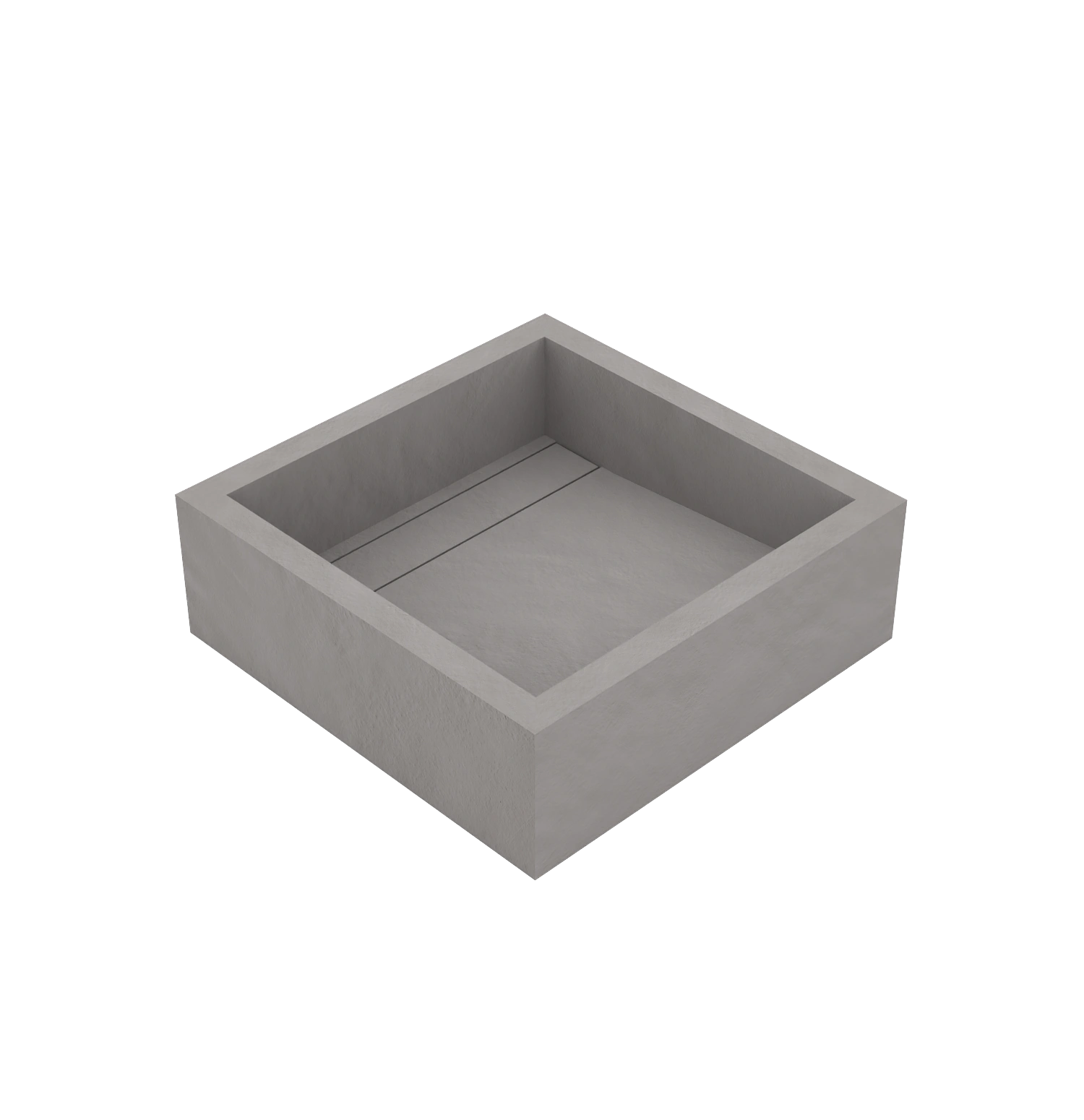 Xeraloox Aria 40 luxe keramische wastafel op maat gemaakt in Grigio resinlook - afbeelding 4