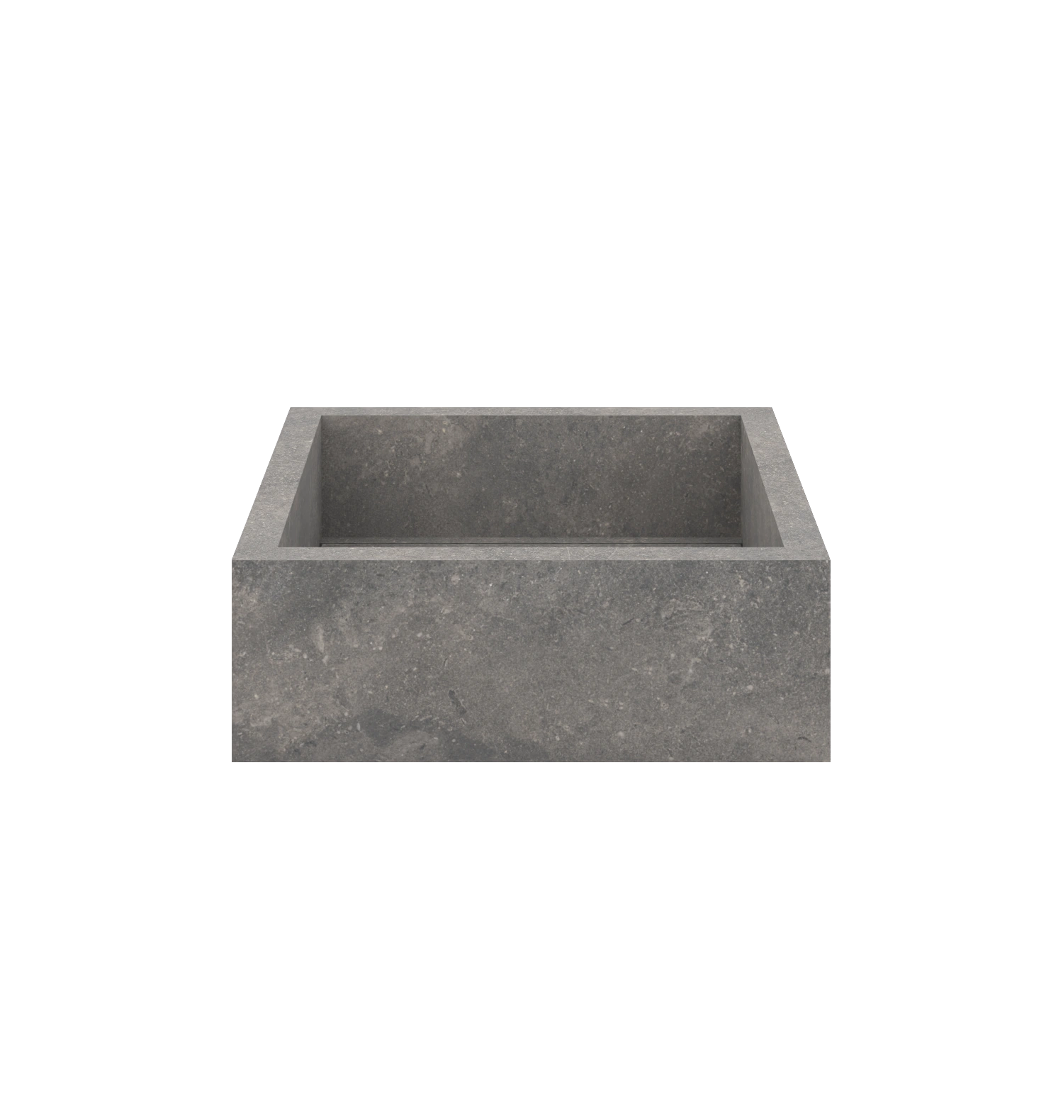 Xeraloox Aria 40 luxe keramische wastafel op maat gemaakt in Grigio Chiaro natuursteenlook - afbeelding 1