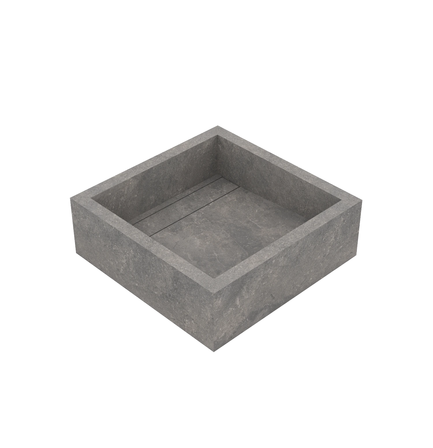 Xeraloox Aria 40 luxe keramische wastafel op maat gemaakt in Grigio Chiaro natuursteenlook - afbeelding 4