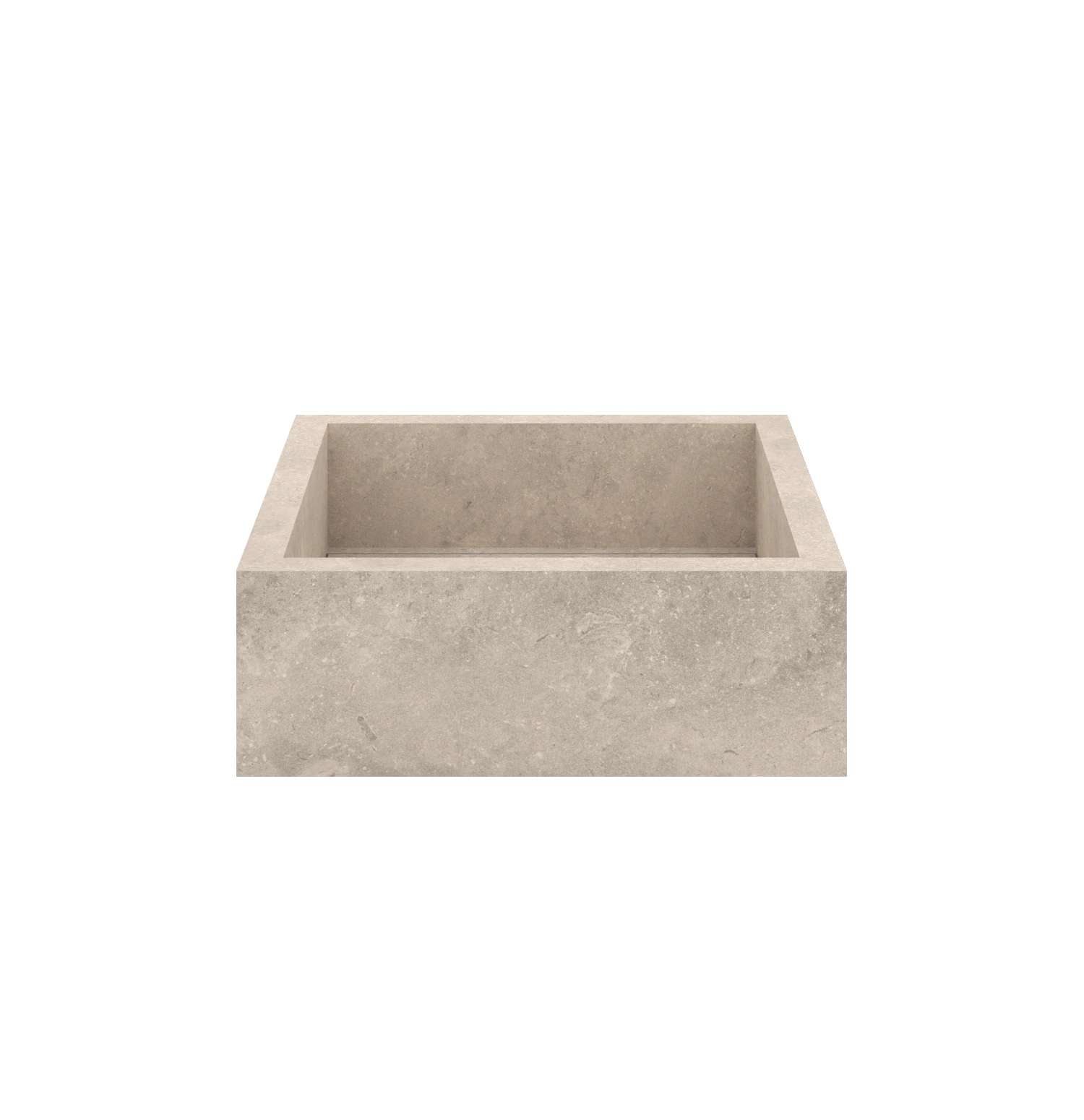 Xeraloox Aria 40 luxe keramische wastafel op maat gemaakt in Sabbia natuursteenlook - afbeelding 1