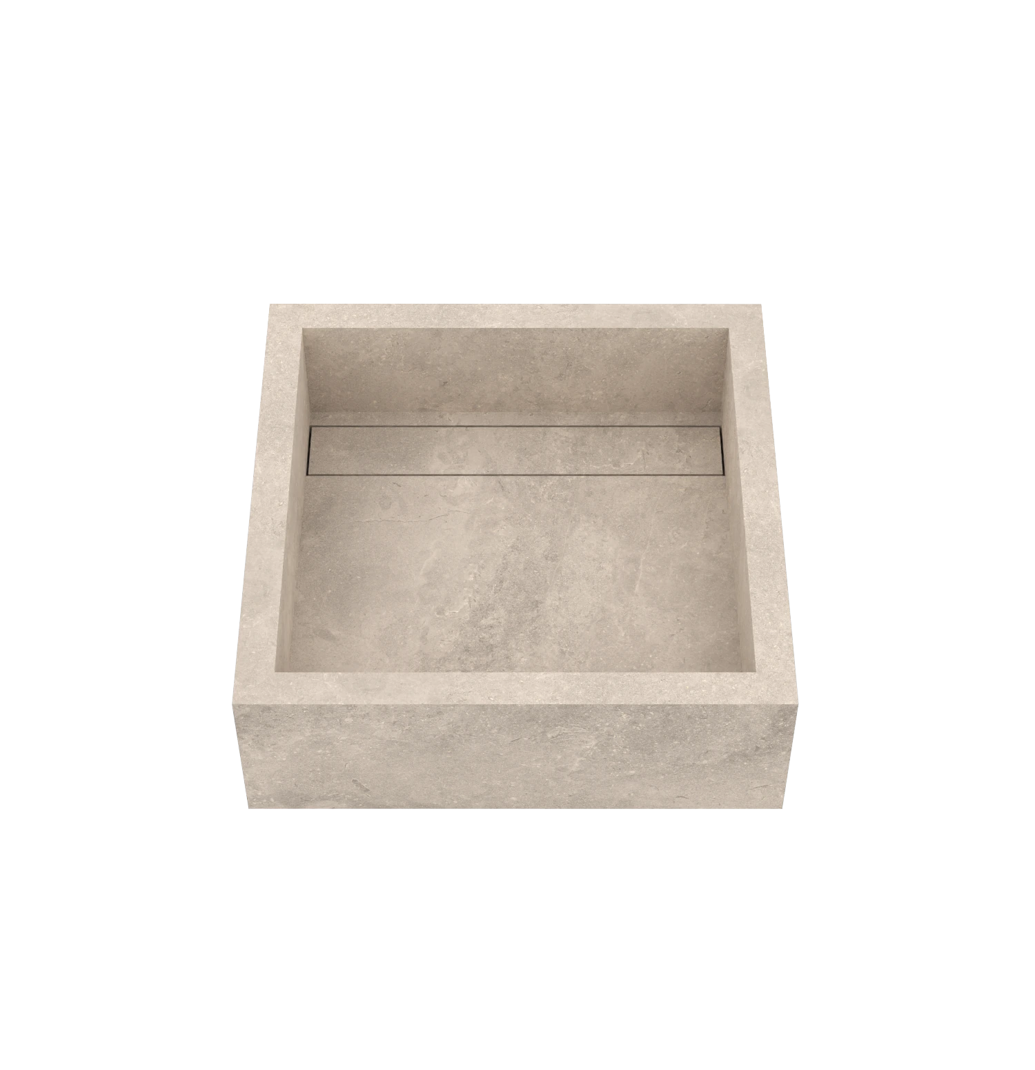 Xeraloox Aria 40 luxe keramische wastafel op maat gemaakt in Sabbia natuursteenlook - afbeelding 2