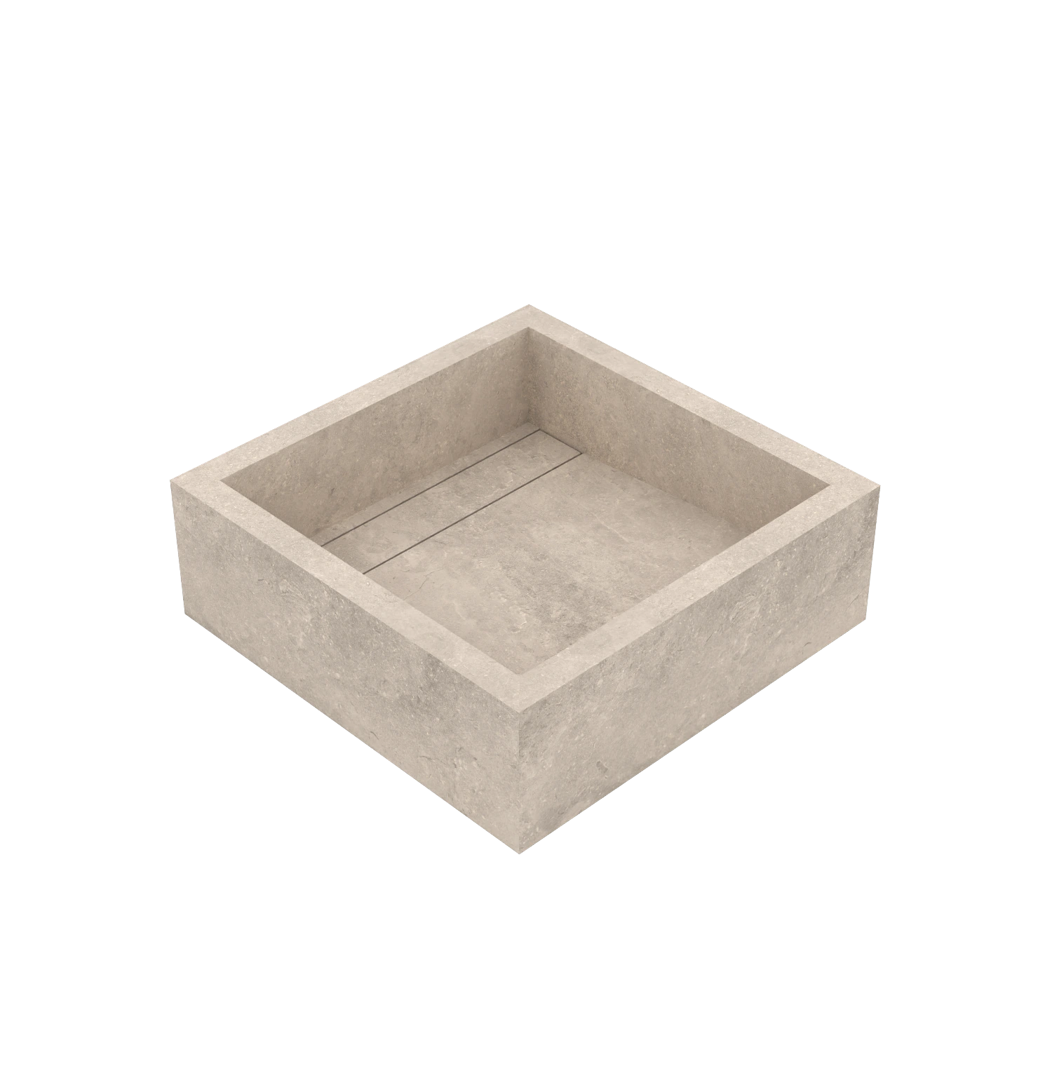 Xeraloox Aria 40 luxe keramische wastafel op maat gemaakt in Sabbia natuursteenlook - afbeelding 4