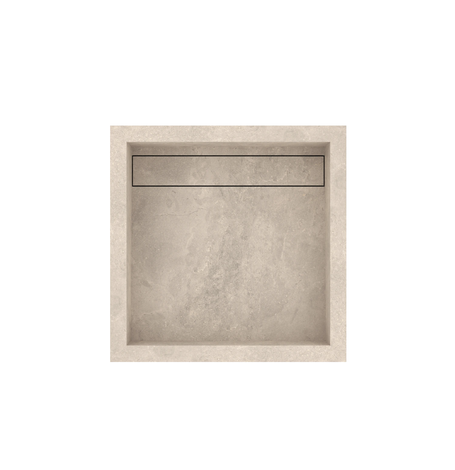 Xeraloox Aria 40 luxe keramische wastafel op maat gemaakt in Sabbia natuursteenlook - afbeelding 5