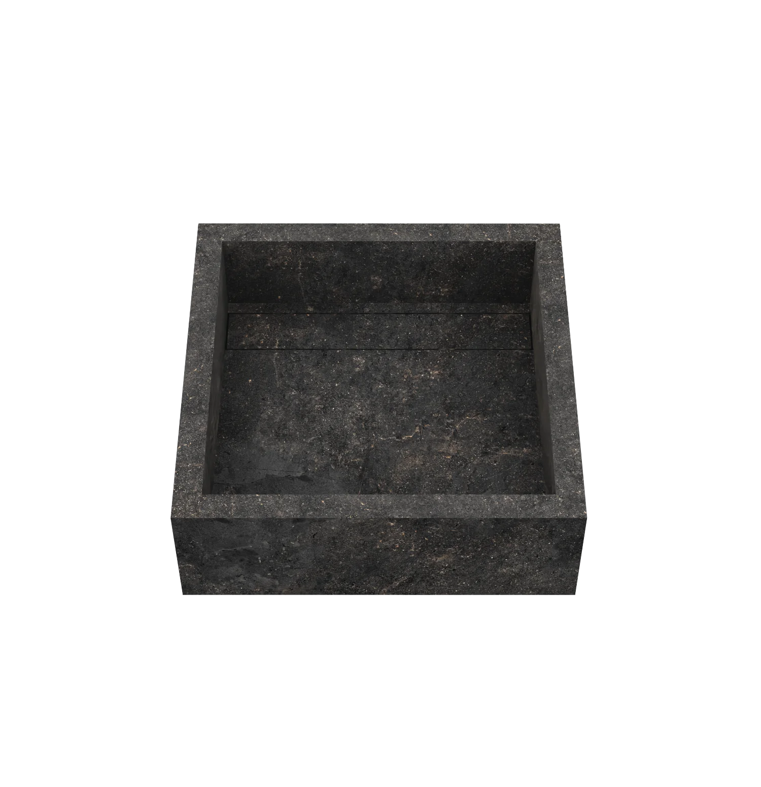 Xeraloox Aria 40 luxe keramische wastafel op maat gemaakt in Basalto natuursteenlook - afbeelding 2